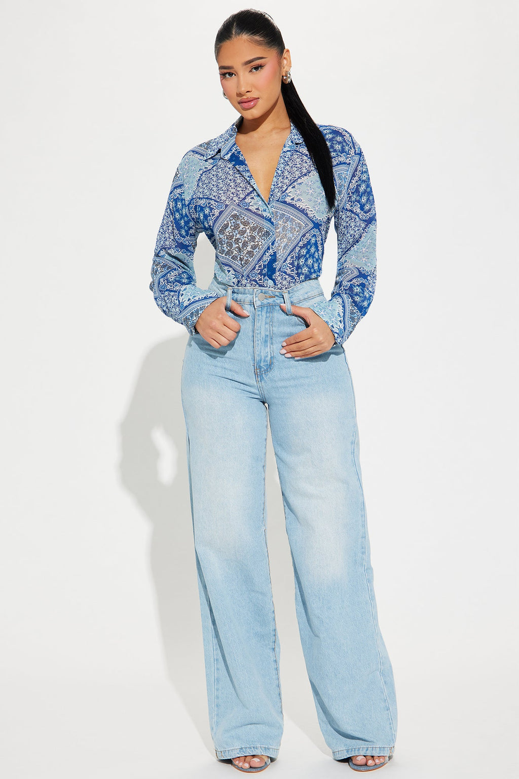 Brighton Paisley Shirt - Blue/combo