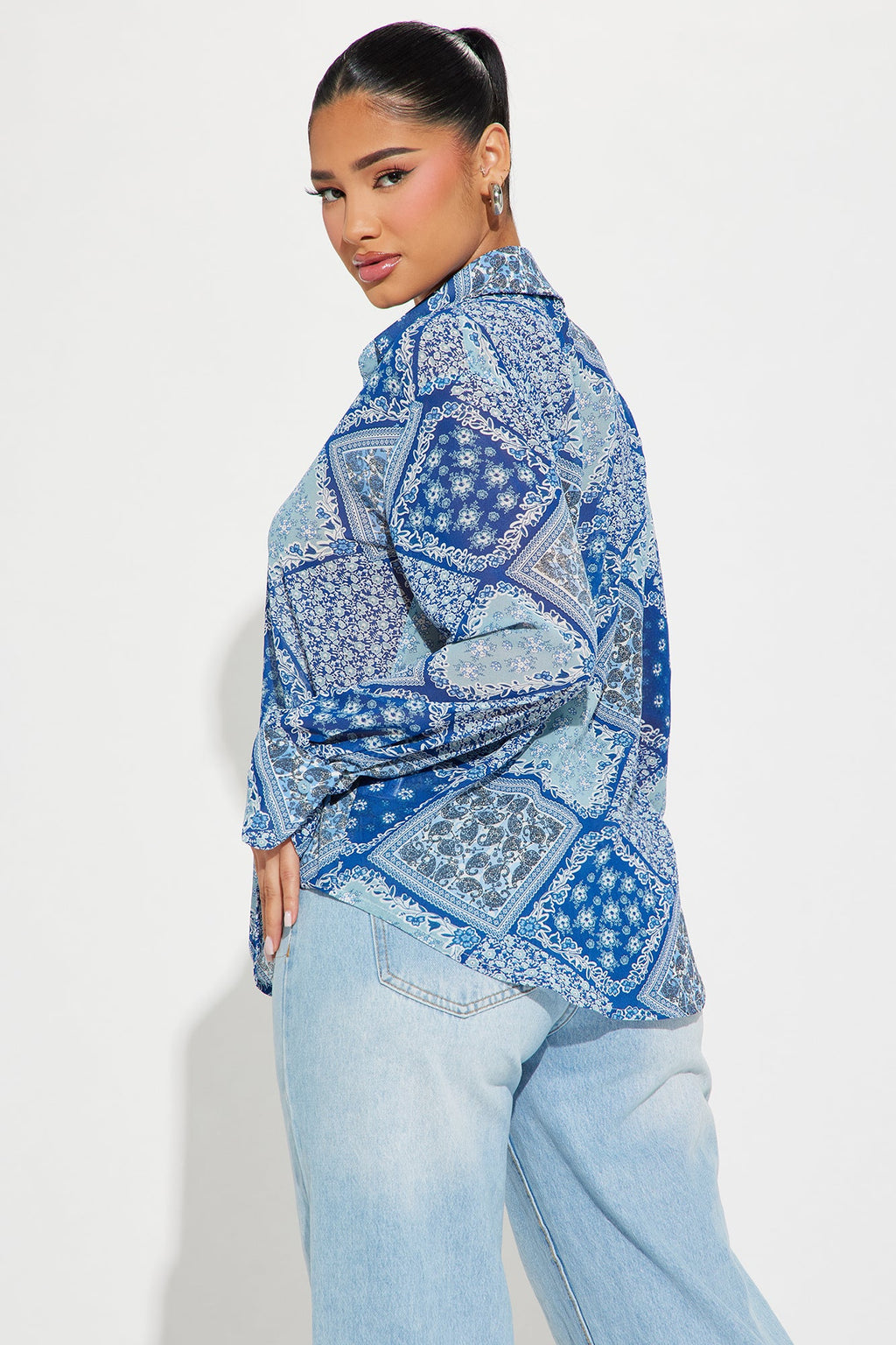 Brighton Paisley Shirt - Blue/combo