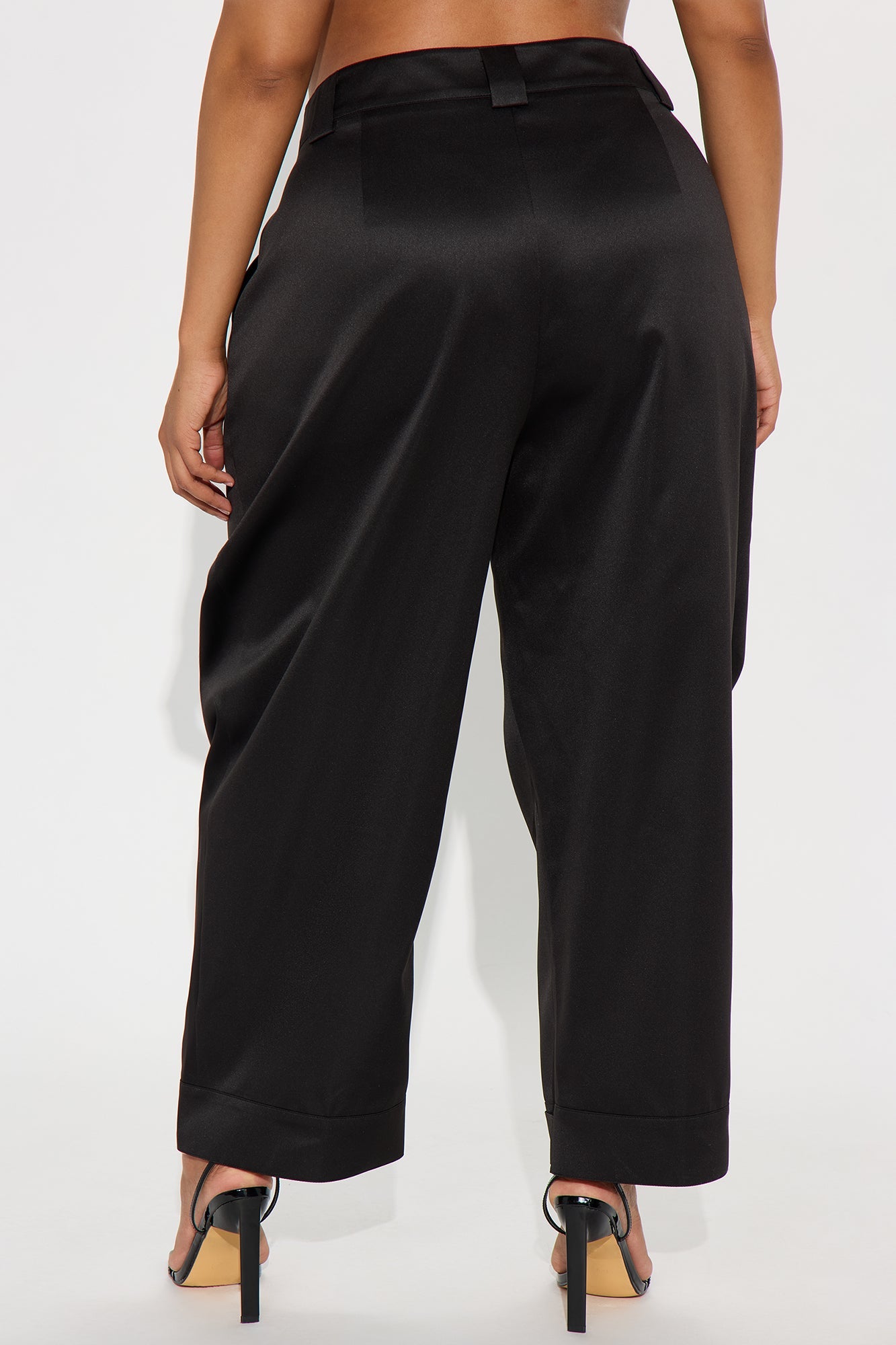 Kayla Barrel Leg Pant - Black