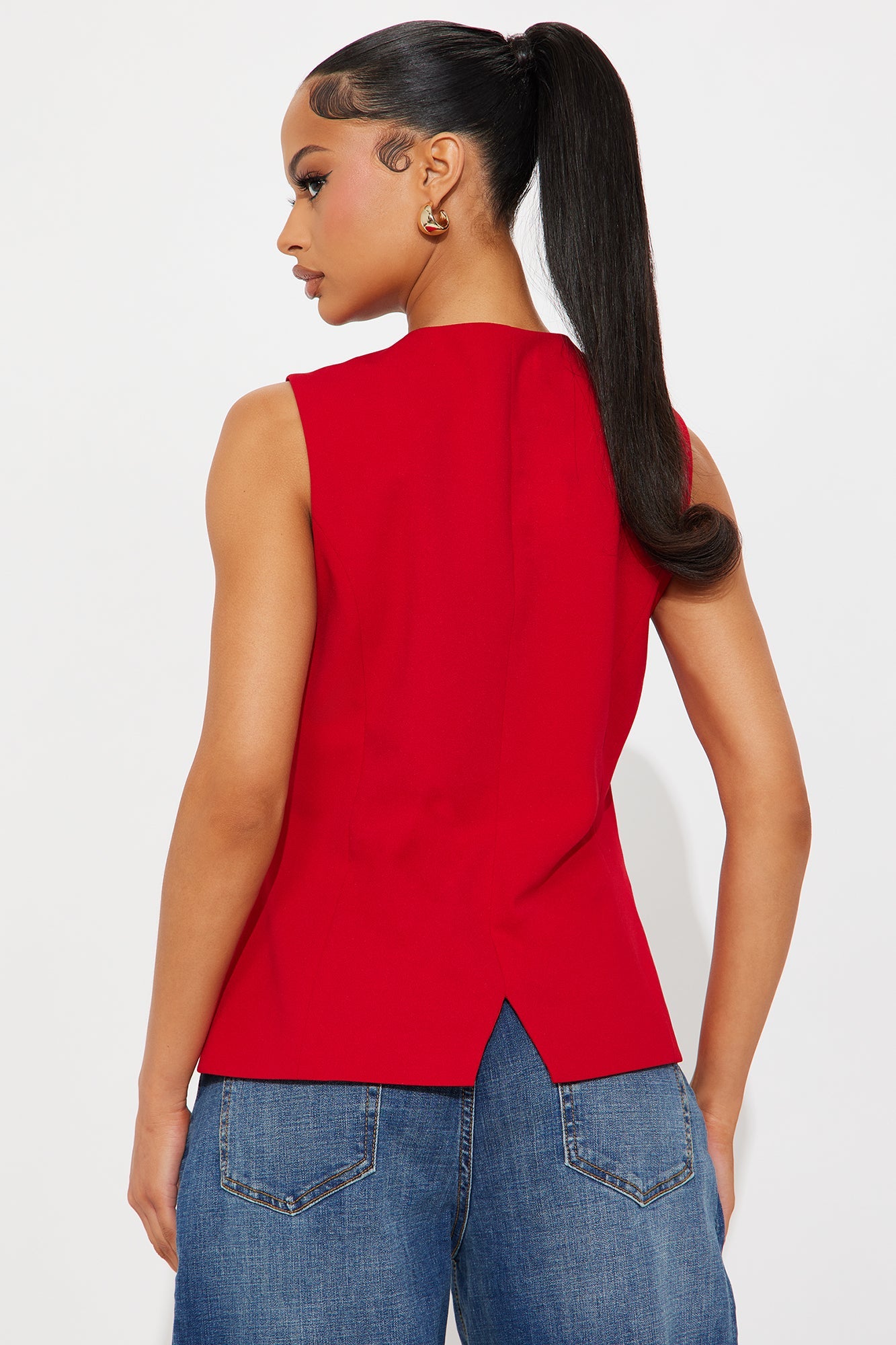 Paloma Business Vest - Red