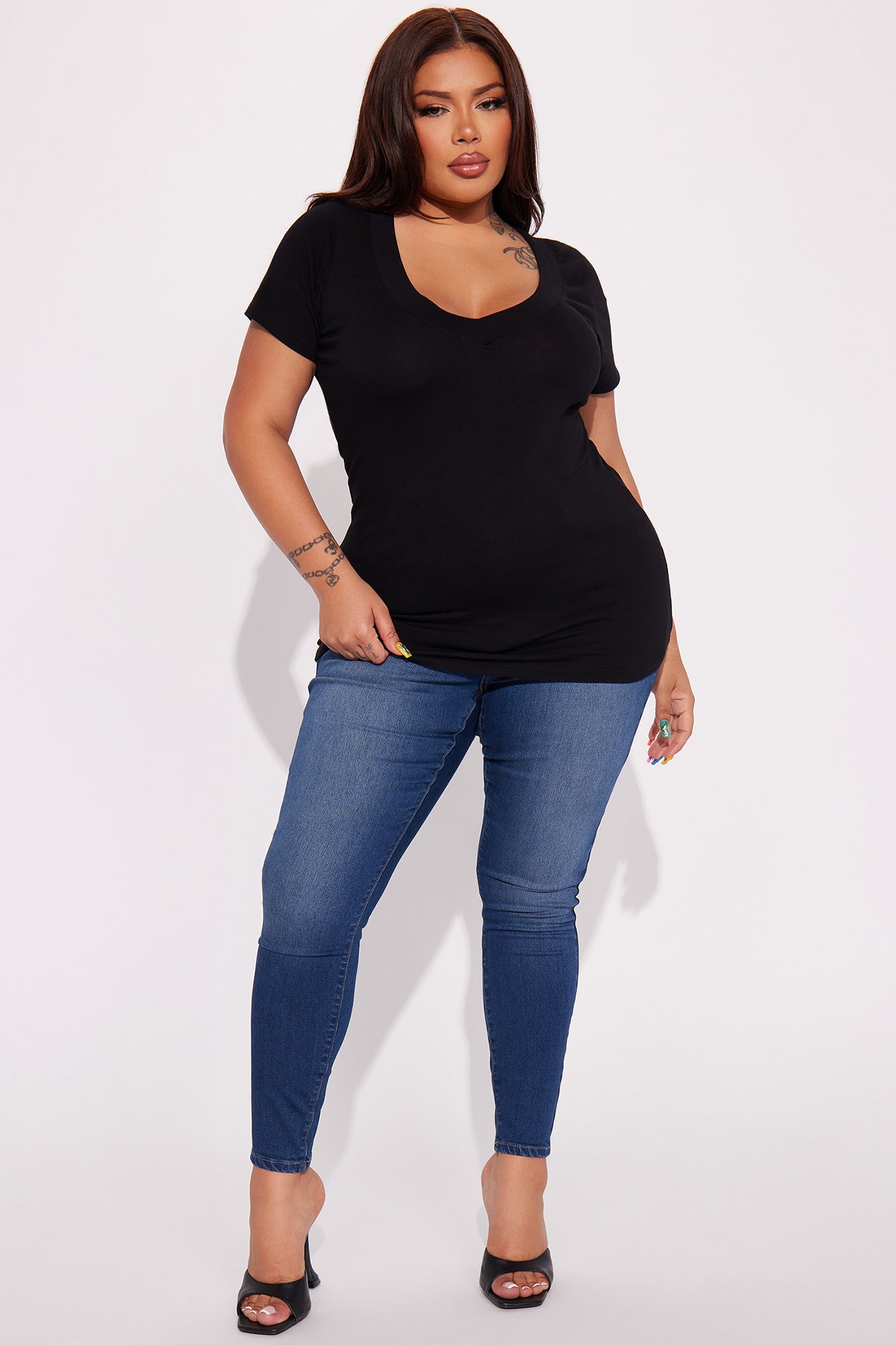 Not On My Level Top - Black