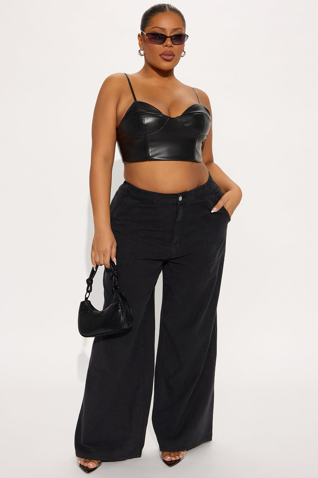 My Moment Wide Leg Pant - Black