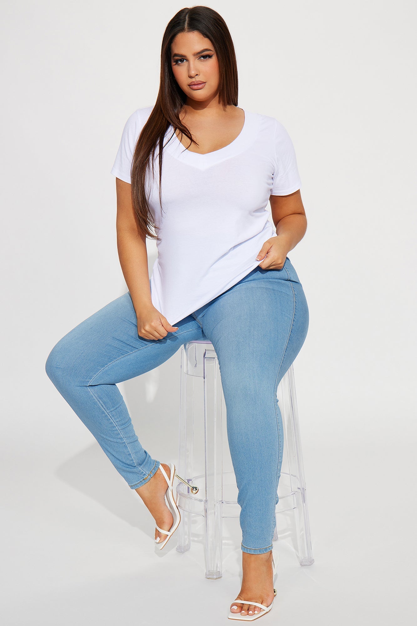 Not On My Level Top - White