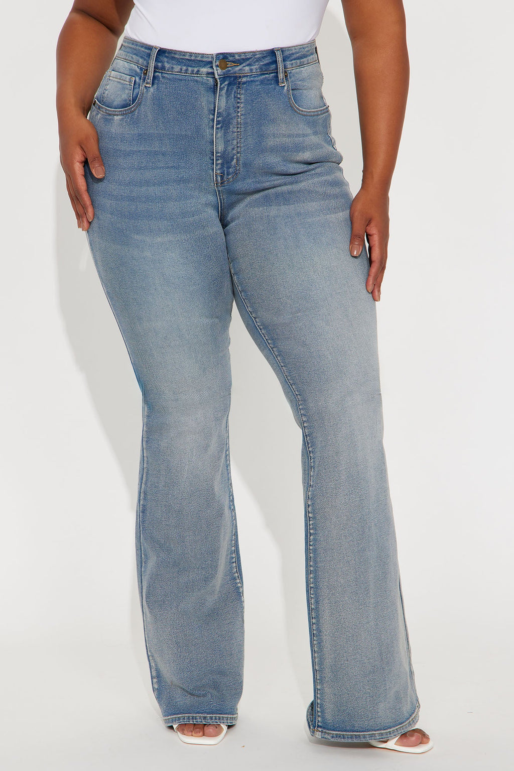 Tall Gemma Sculpting Stretch Flare Jeans - Vintage Wash