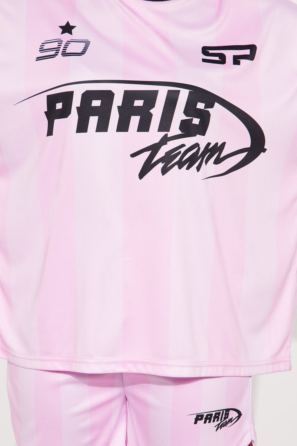 Girls Take The Win Short Set - Pink/combo