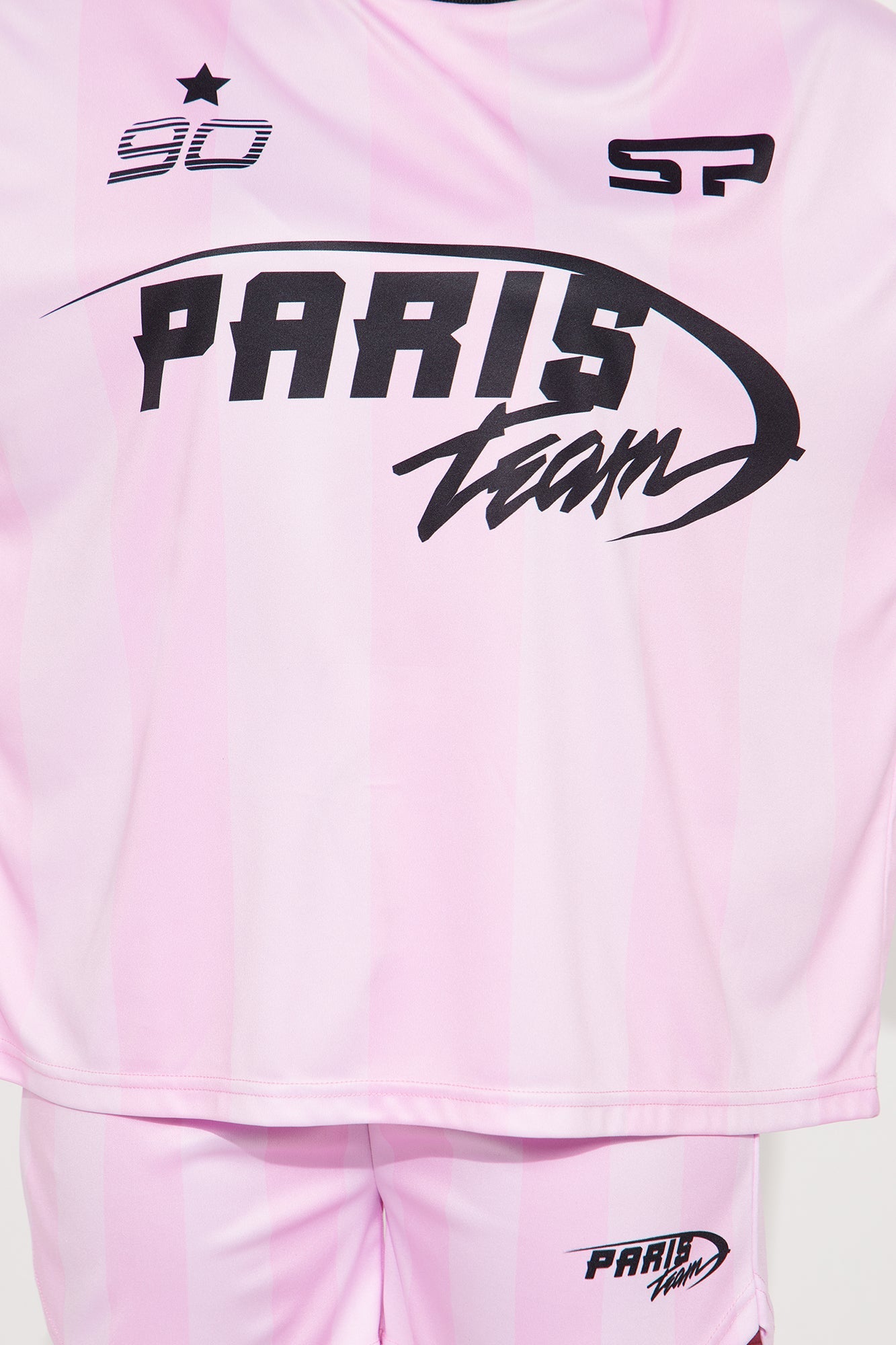 Girls Take The Win Short Set - Pink/combo