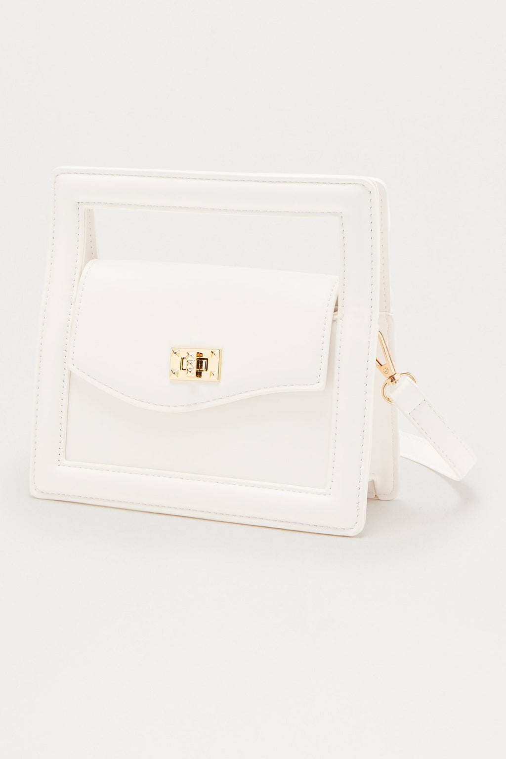 Frame Of Mind Crossbody Bag - White