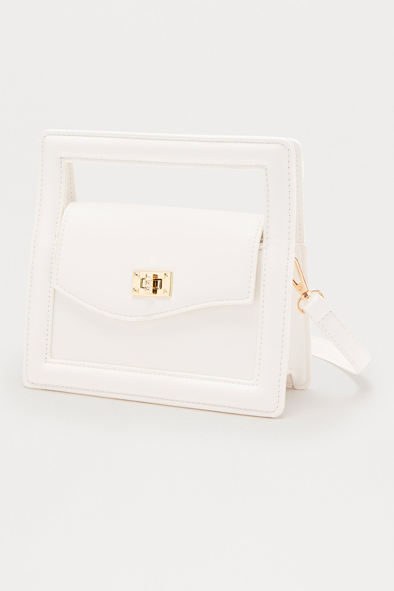Frame Of Mind Crossbody Bag - White