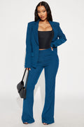 Breaking Even Flare Trouser - Navy