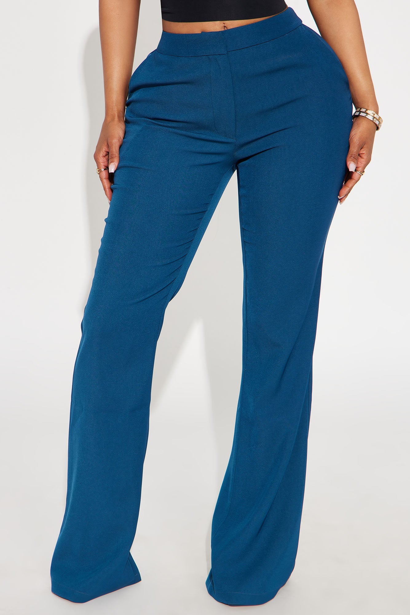 Breaking Even Flare Trouser - Navy