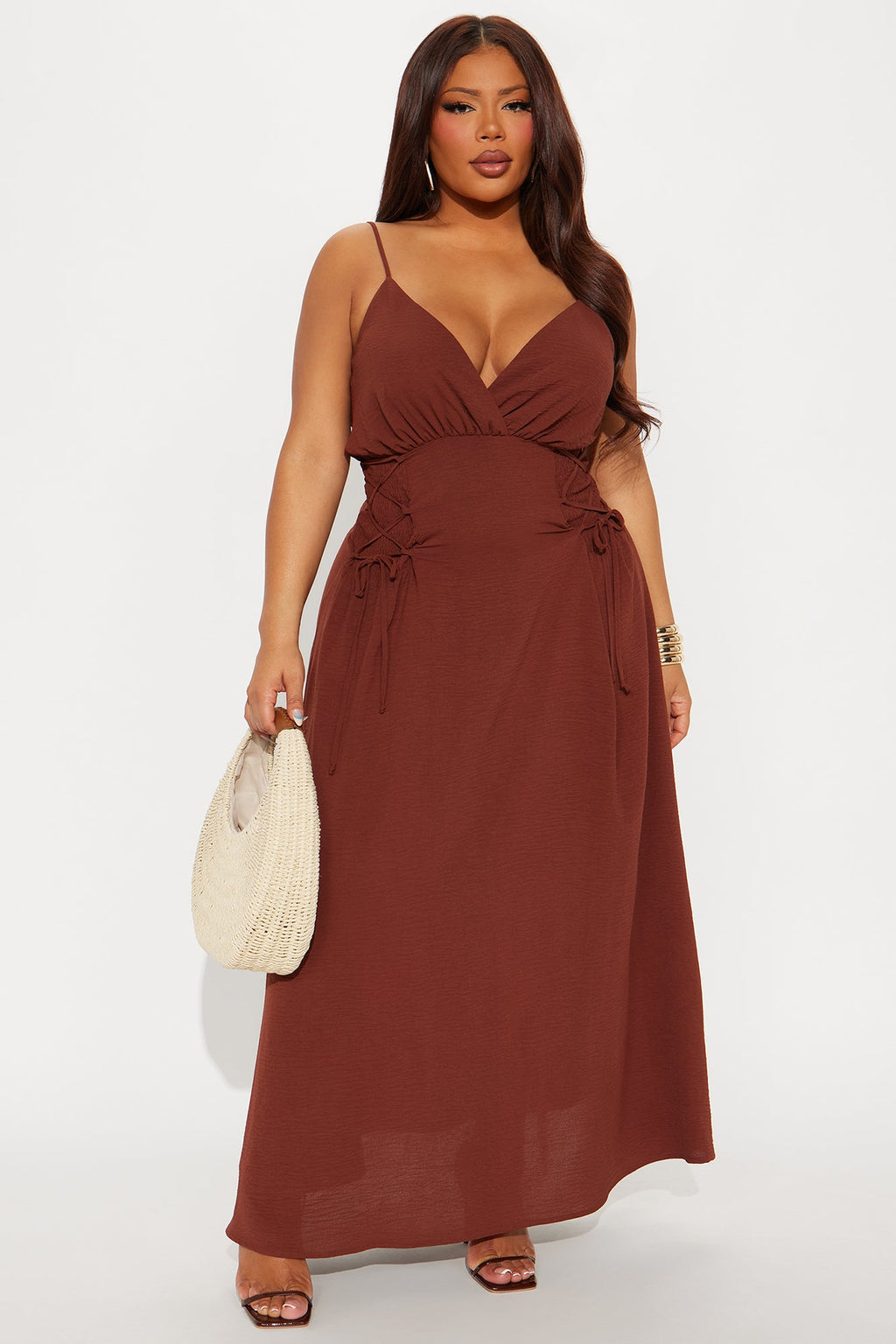 Laura Airflow Maxi Dress - Chocolate
