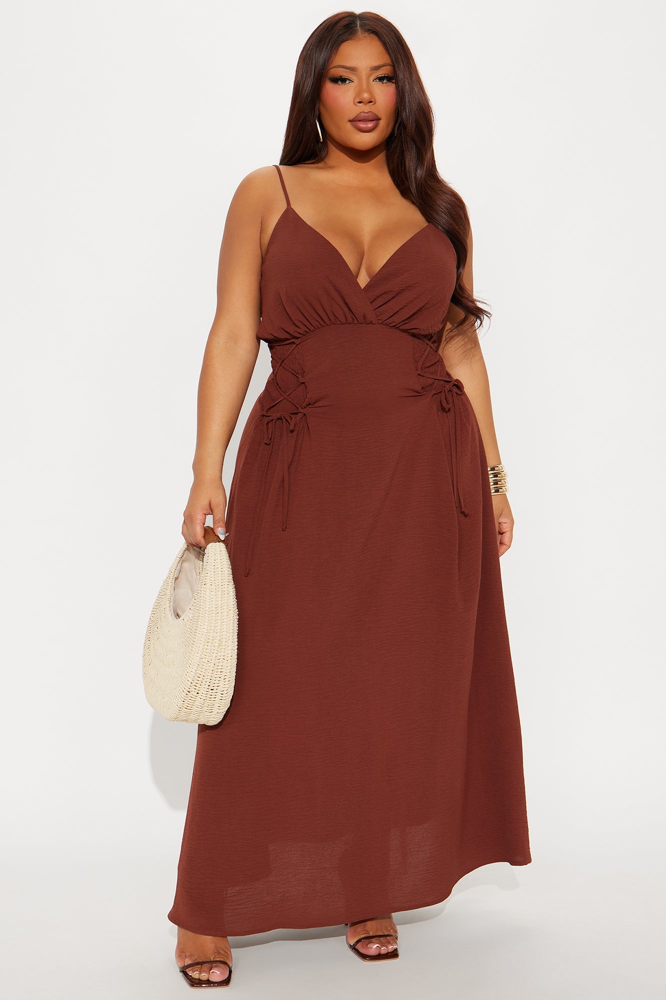 Laura Airflow Maxi Dress - Chocolate
