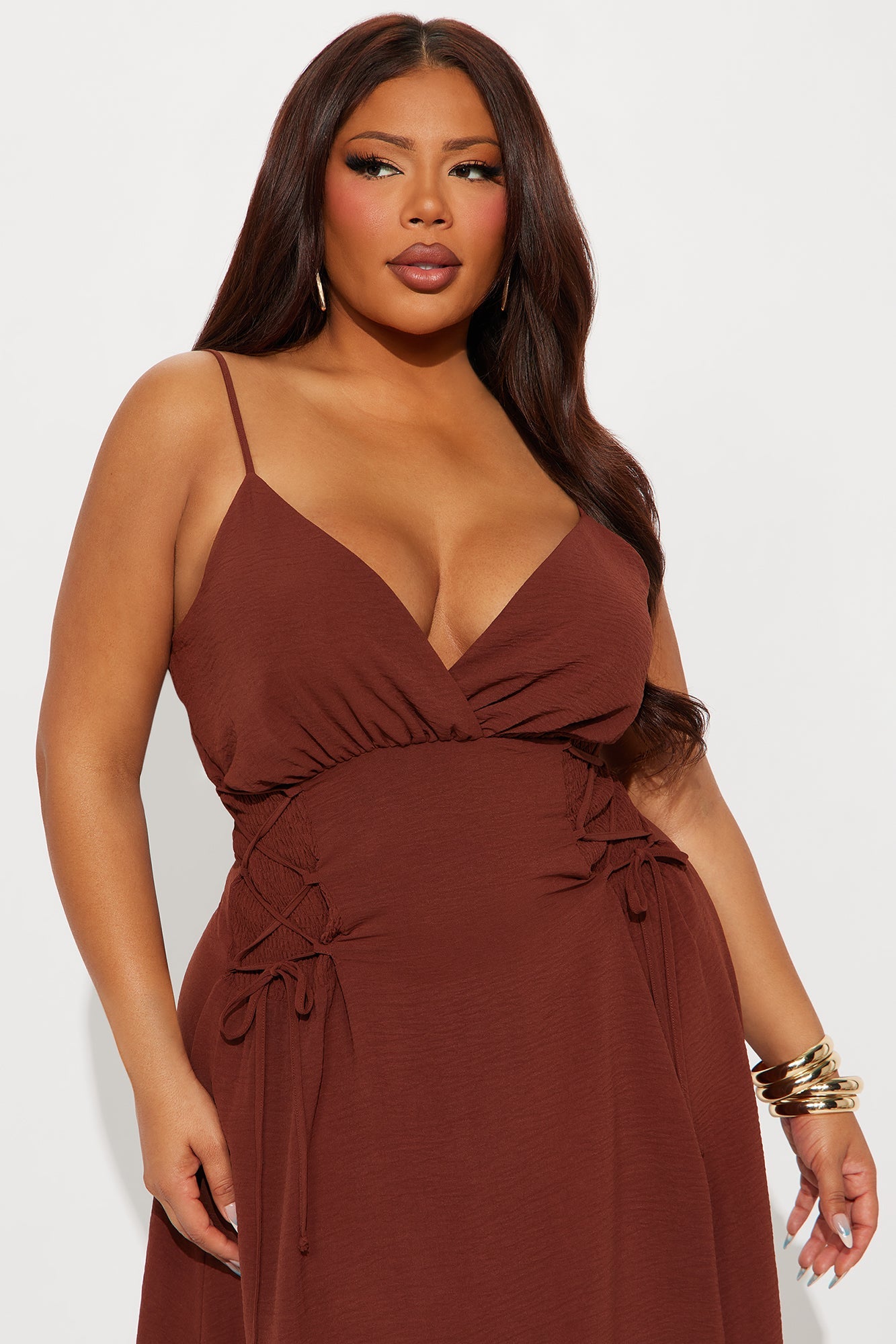 Laura Airflow Maxi Dress - Chocolate