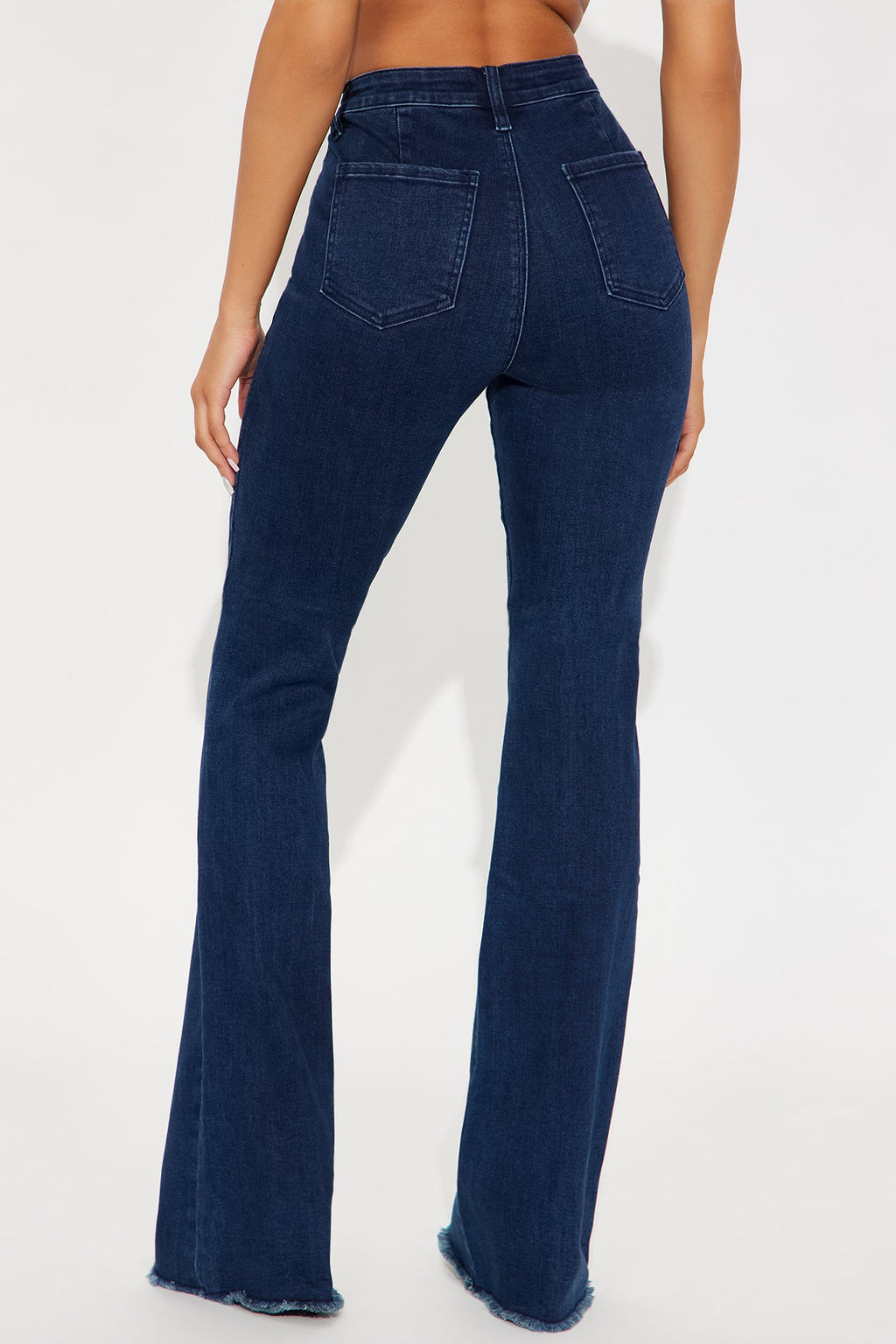 Tall 15 Minutes Of Fame High Waisted Flare Jeans - Acid Wash Denim