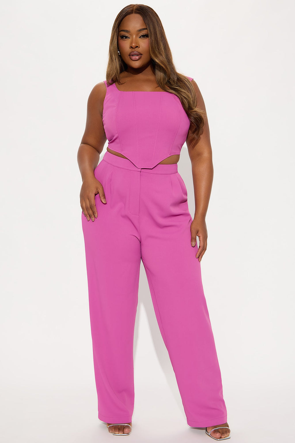 Karol Corset Pant Set - Orchid