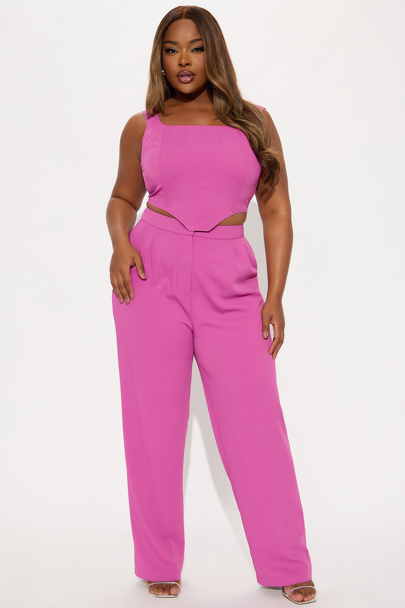 Karol Corset Pant Set - Orchid