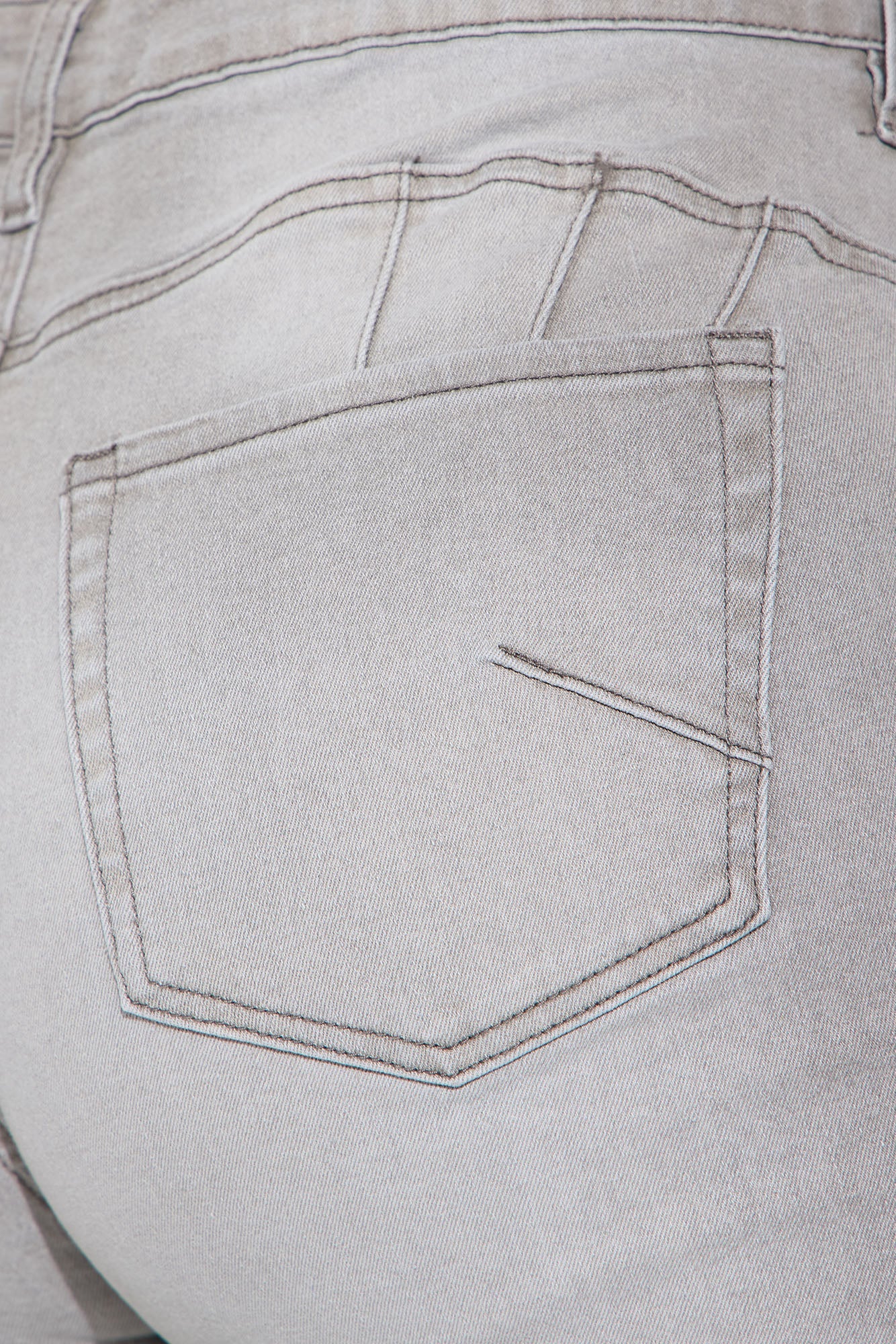 Tall Audrey Booty Lifting Stretch Flare Jeans - Grey