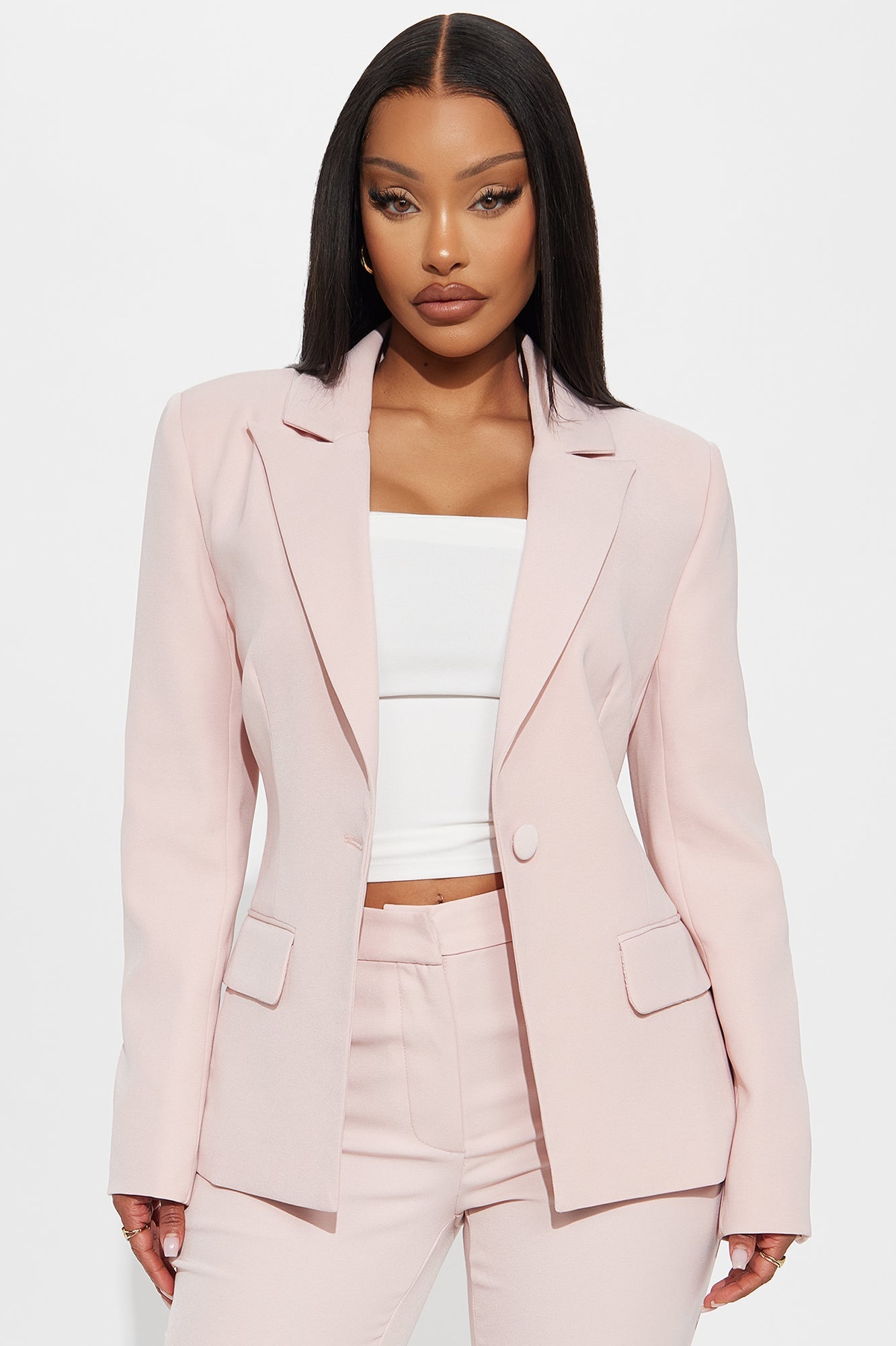 Breaking Even Blazer - Pink