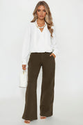Myrena Wide Leg Pant - Olive