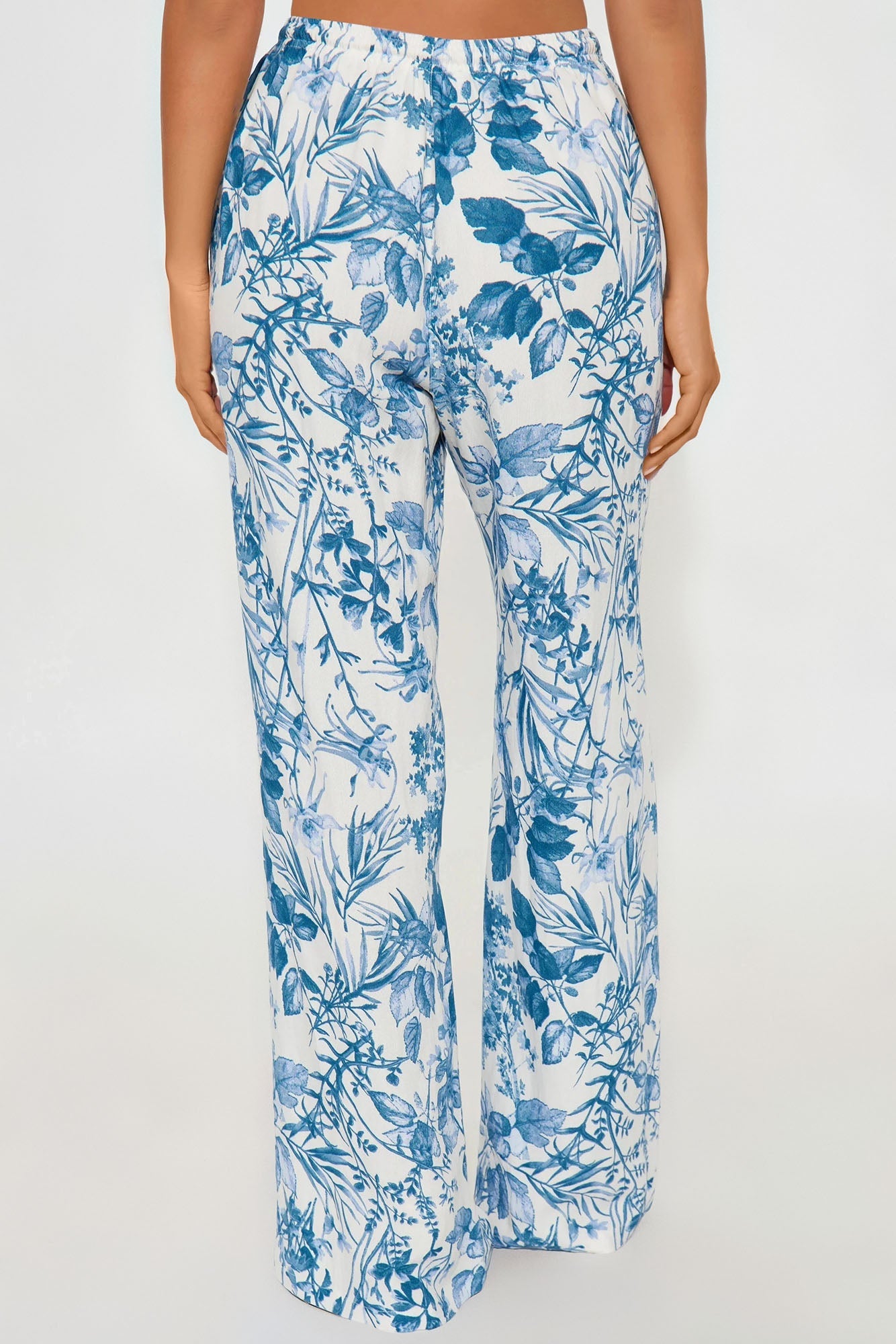 Paradise Livin' Wide Leg Pant - Blue/combo