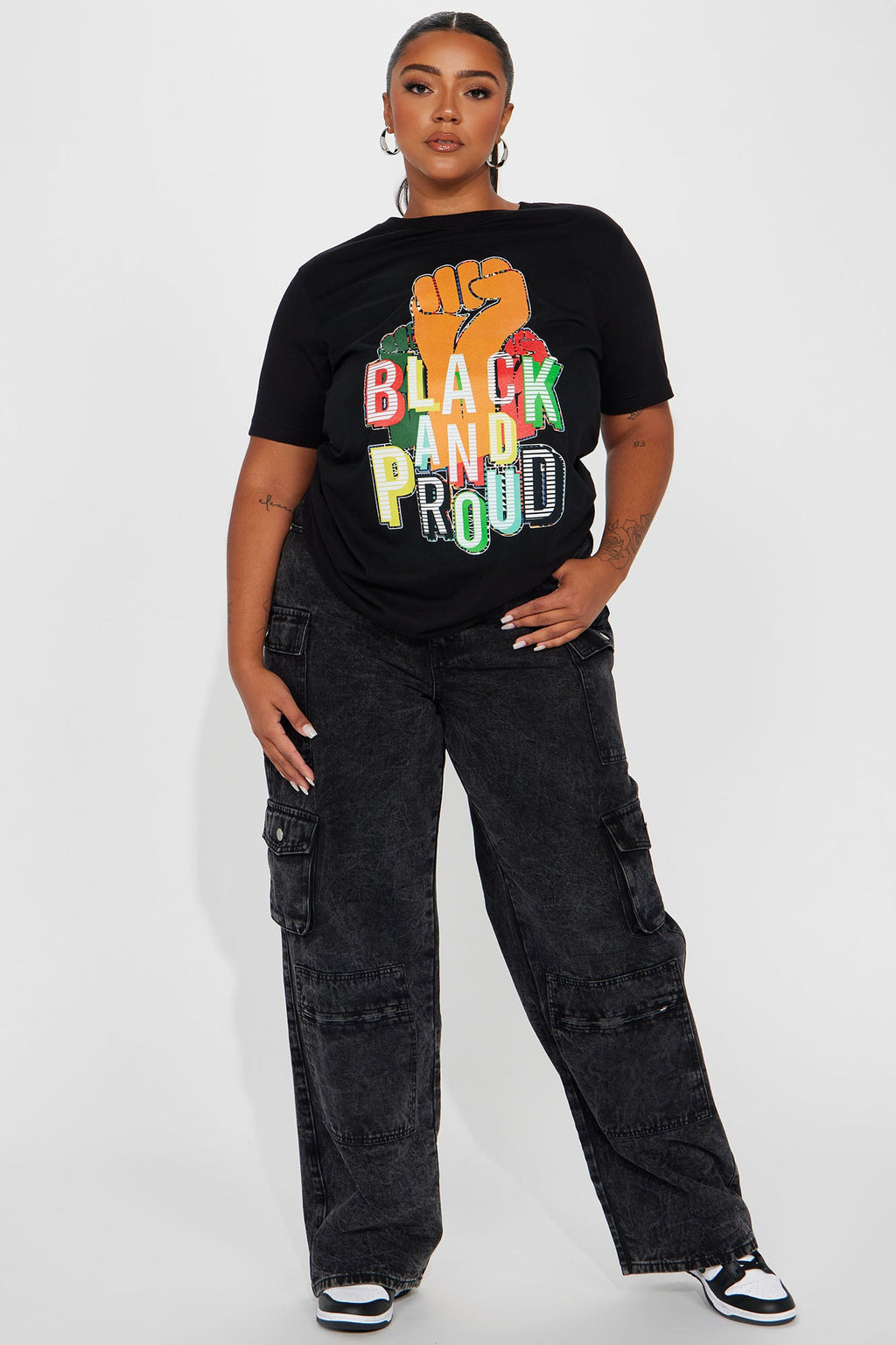 Black And Proud Graphic Tshirt - Black