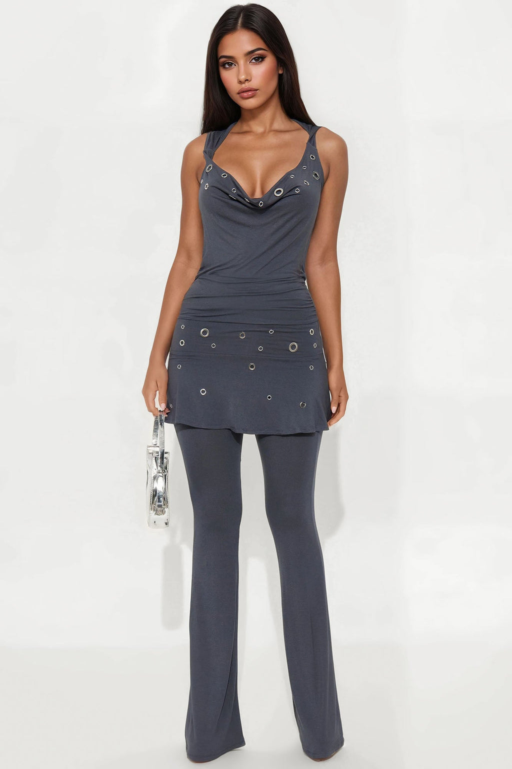 Off The Grid Pant Set - Dark Grey