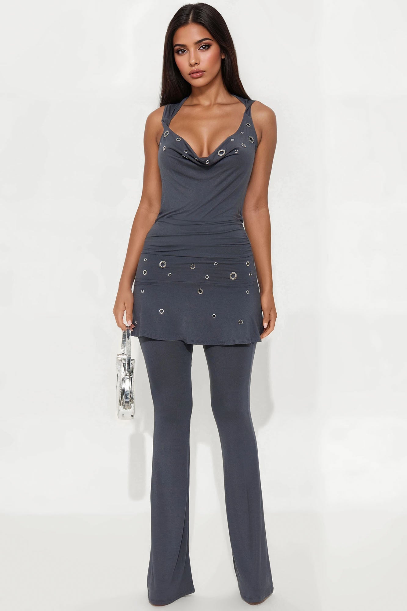 Off The Grid Pant Set - Dark Grey