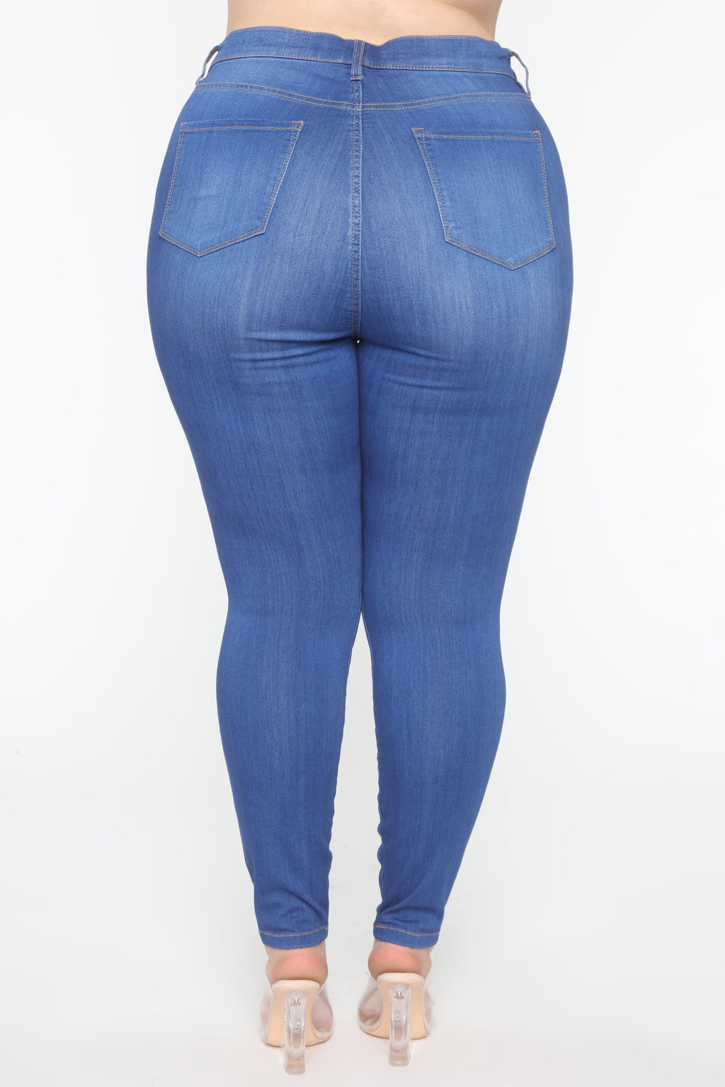 Emma Super Stretch High Rise Skinny Jean - Blue