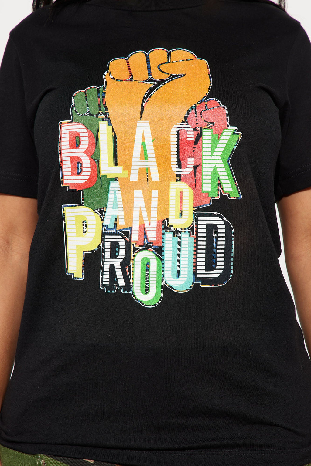 Black And Proud Graphic Tshirt - Black