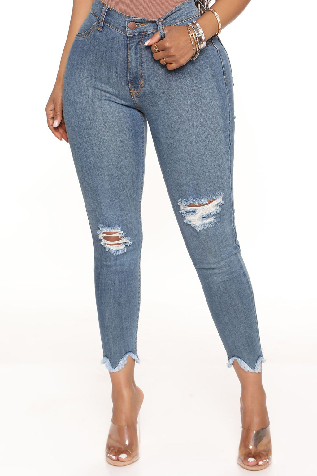 Well Played Jeans - Medium Blue Wash