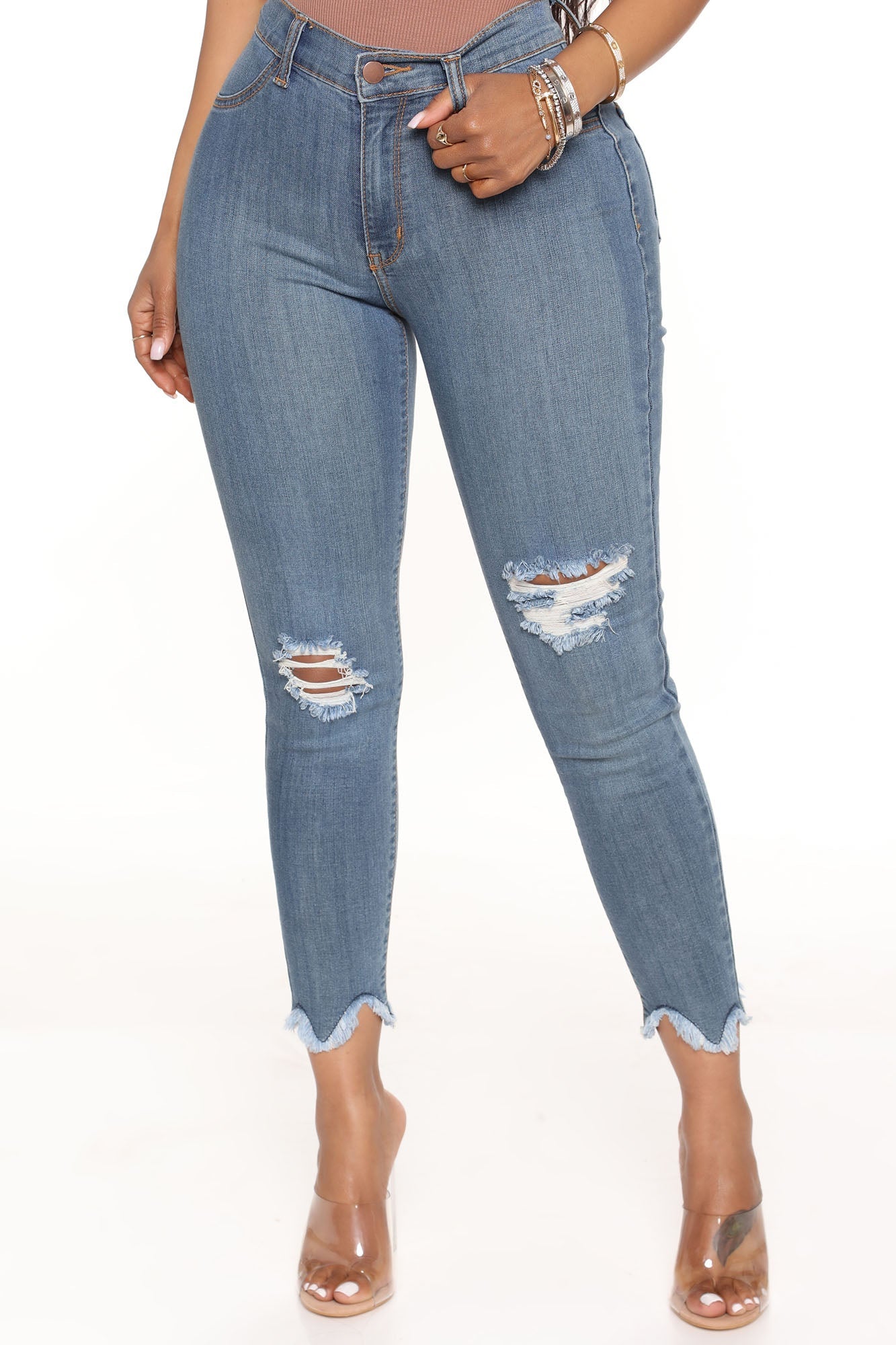 Well Played Jeans - Medium Blue Wash