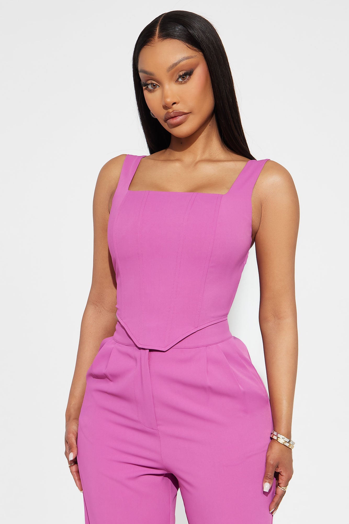 Karol Corset Pant Set - Orchid