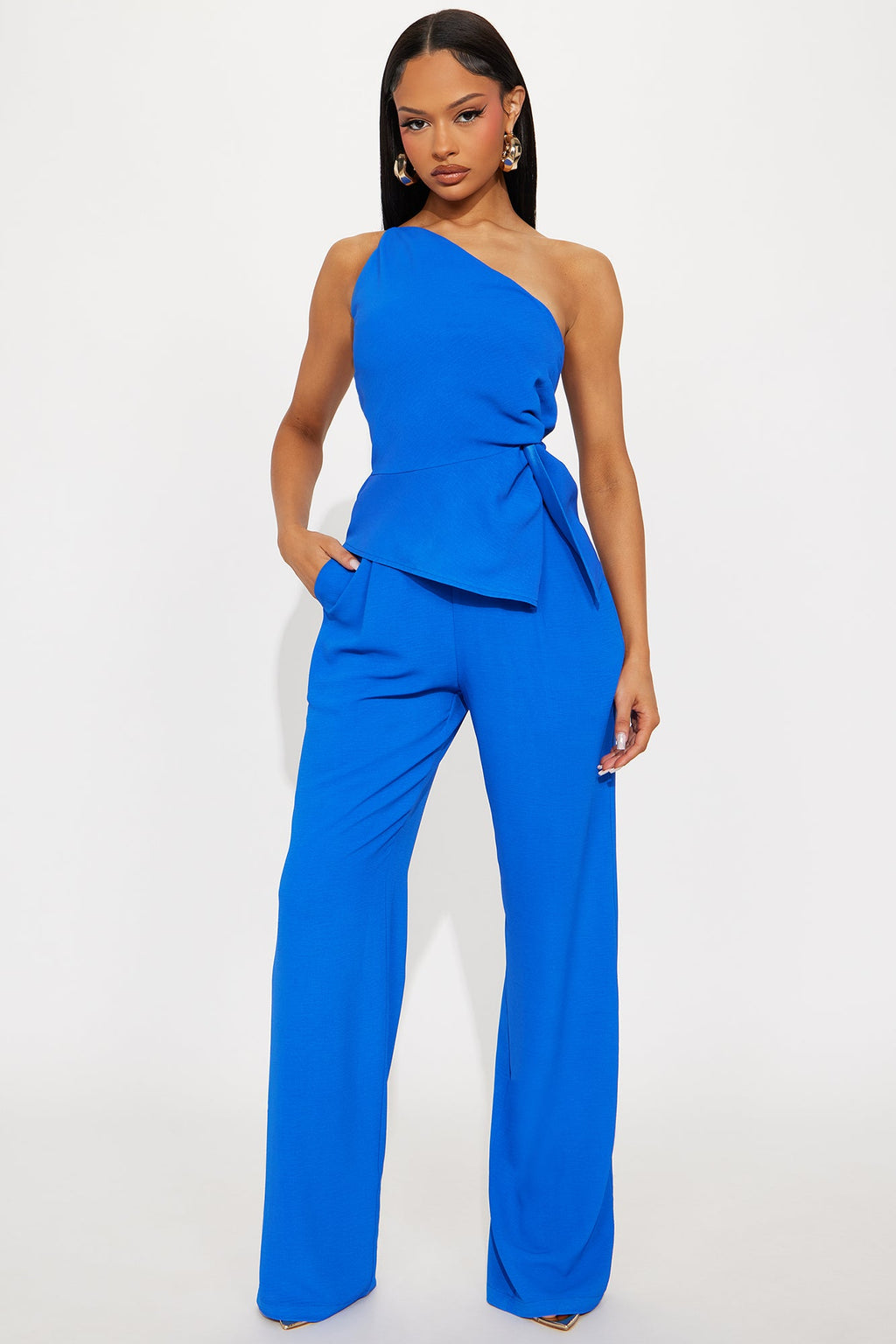 Nights In Maui Pant Set - Royal