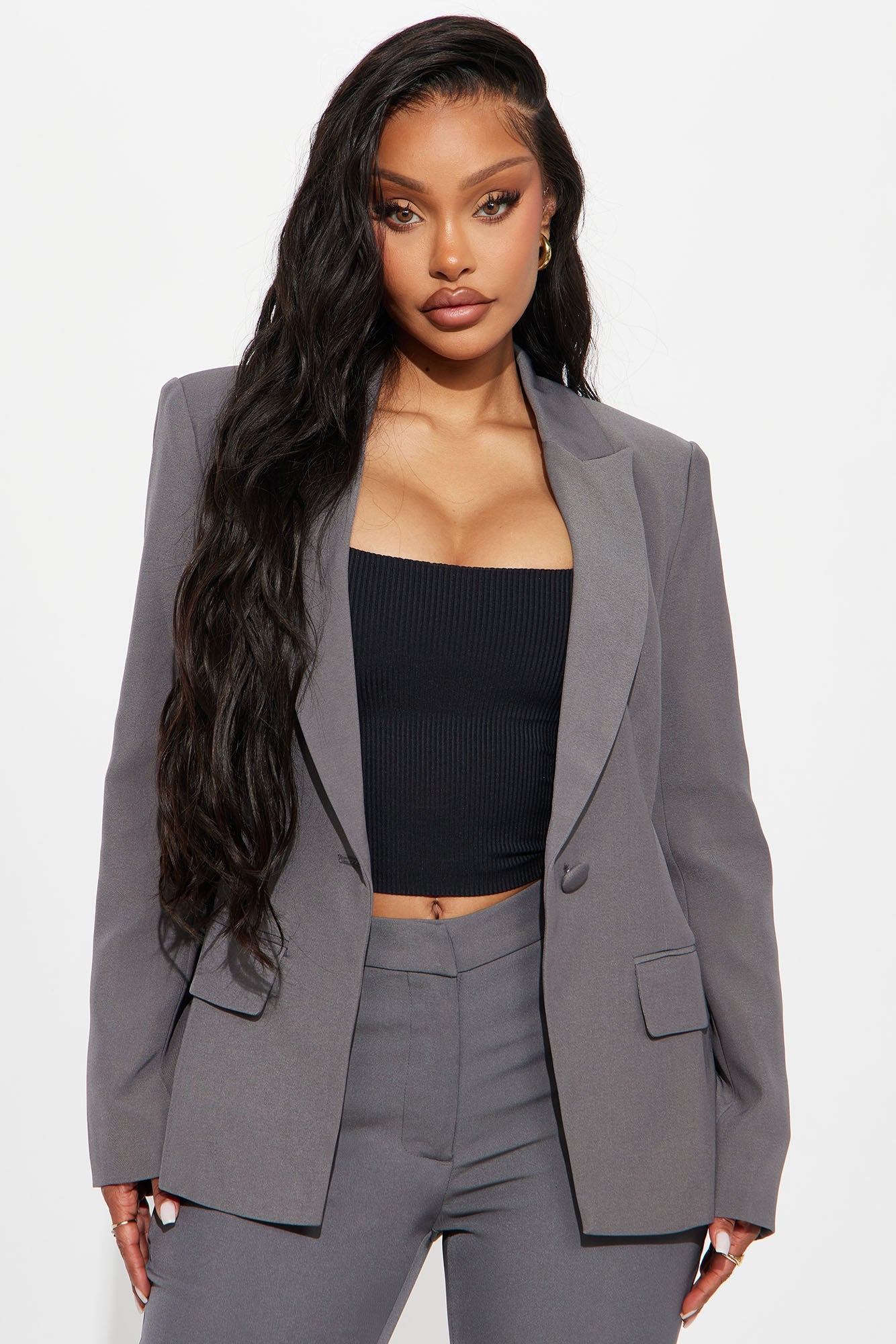 Breaking Even Blazer - Grey