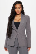 Breaking Even Blazer - Grey