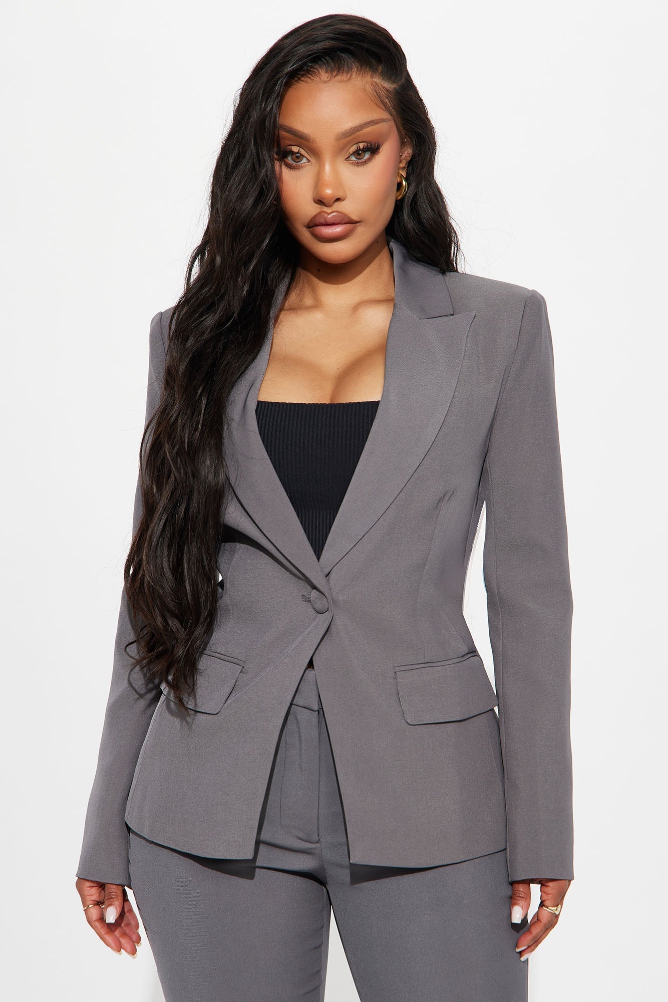 Breaking Even Blazer - Grey