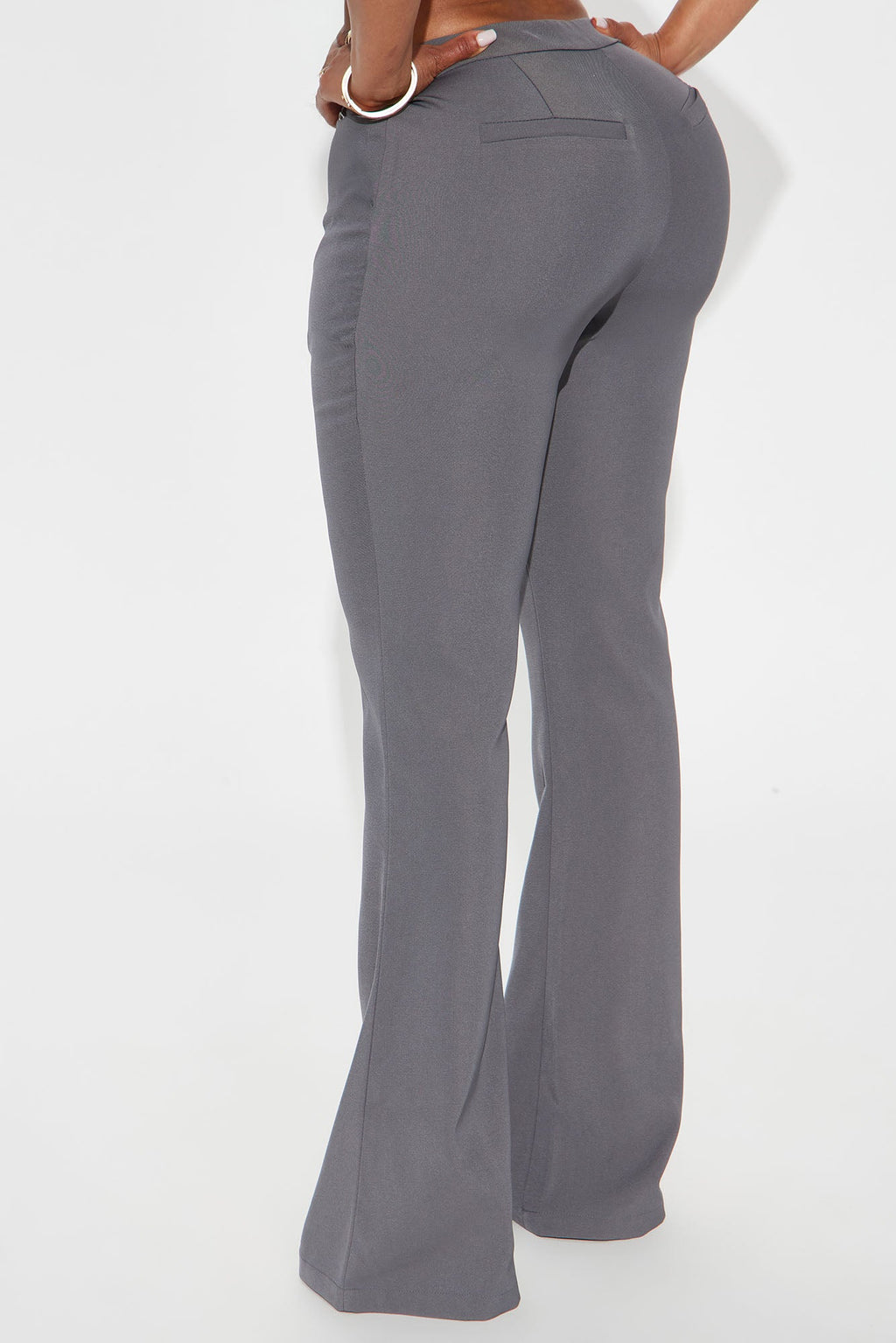 Breaking Even Flare Trouser - Grey