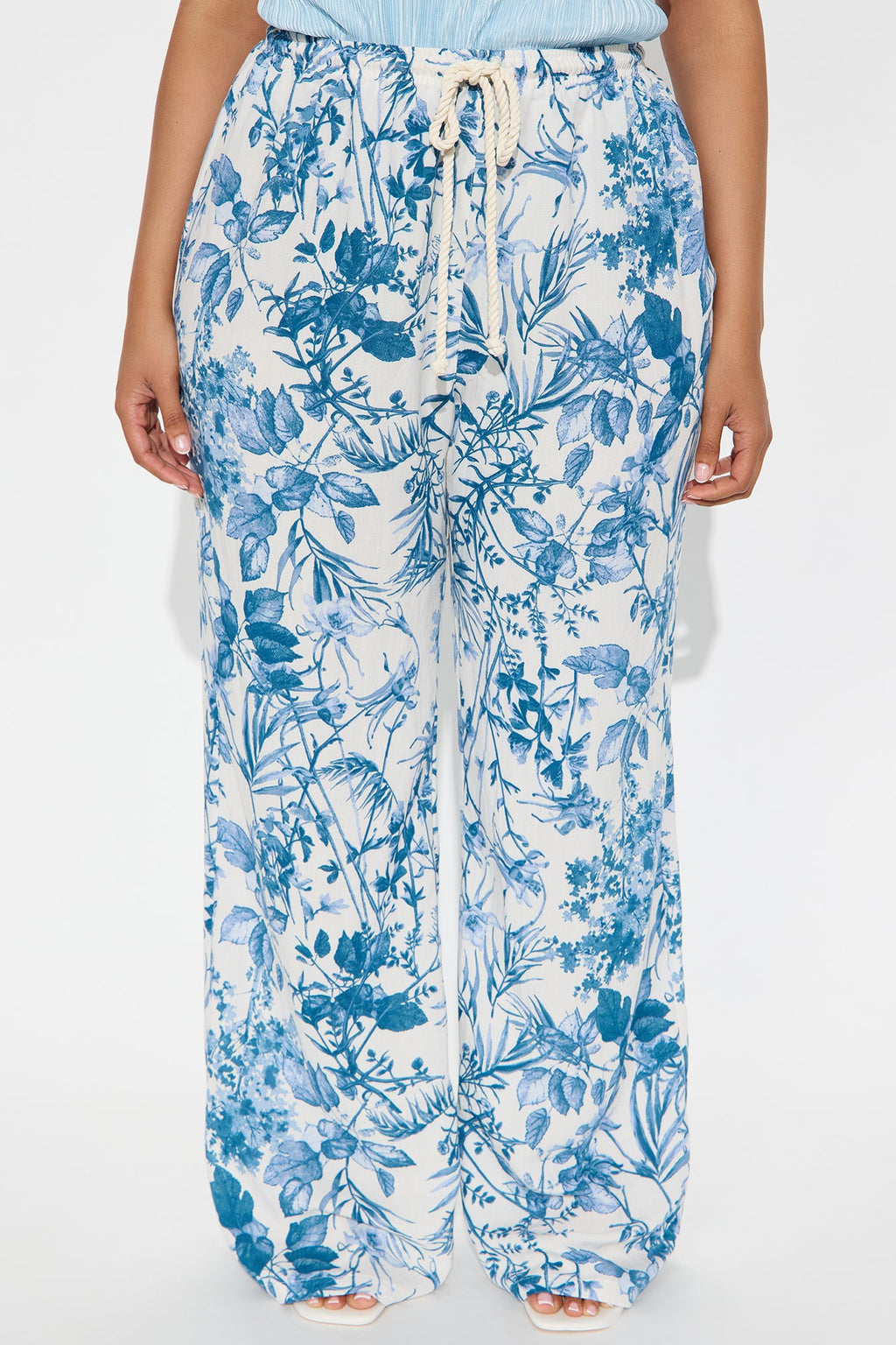 Paradise Livin' Wide Leg Pant - Blue/combo