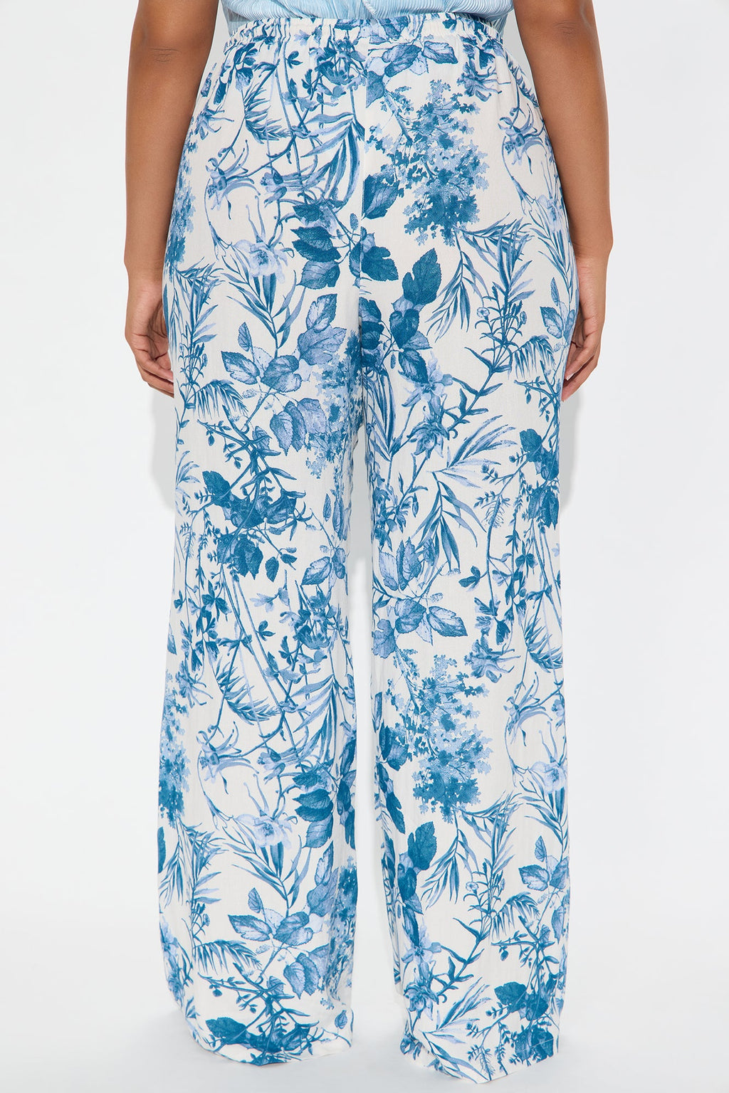 Paradise Livin' Wide Leg Pant - Blue/combo