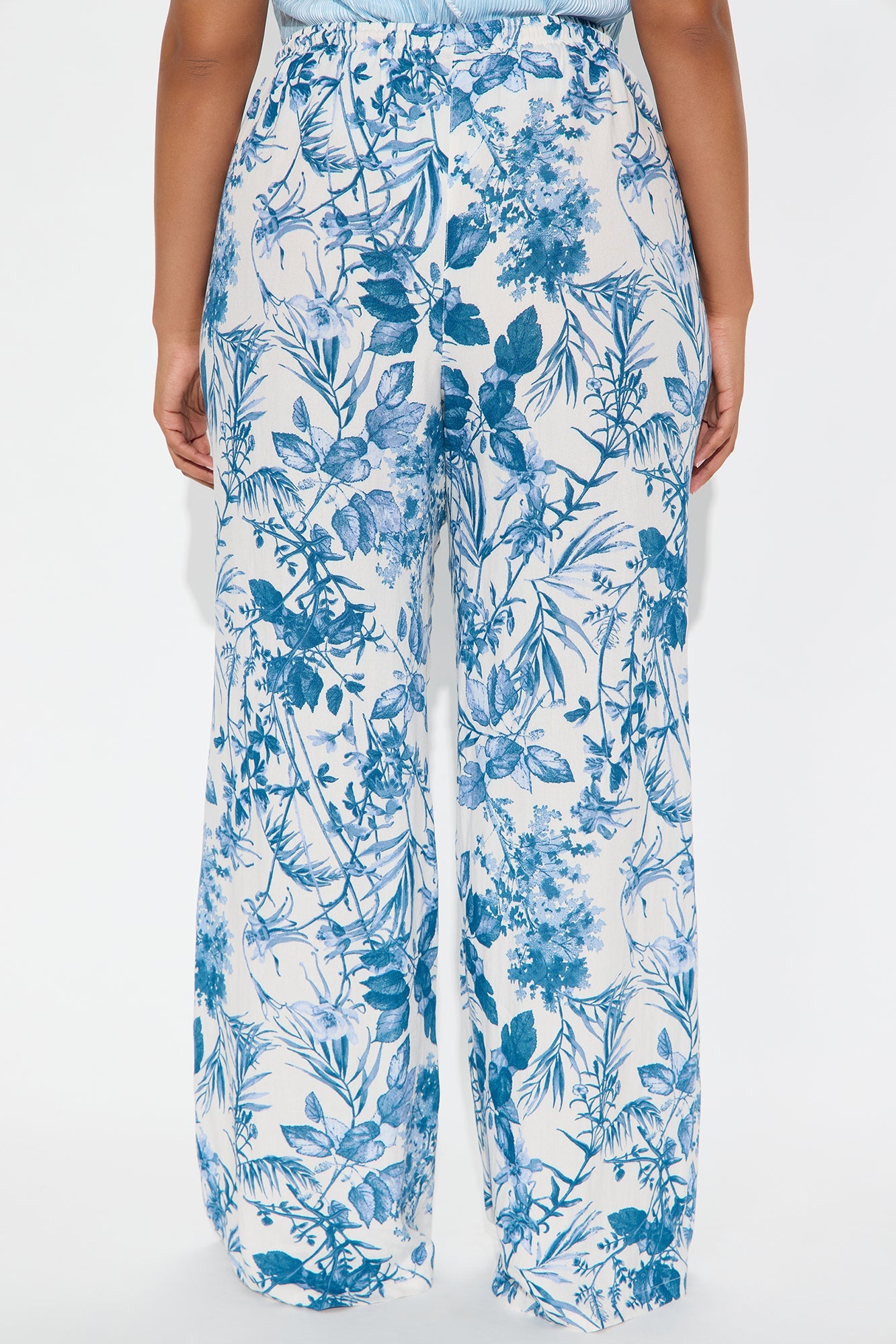 Paradise Livin' Wide Leg Pant - Blue/combo