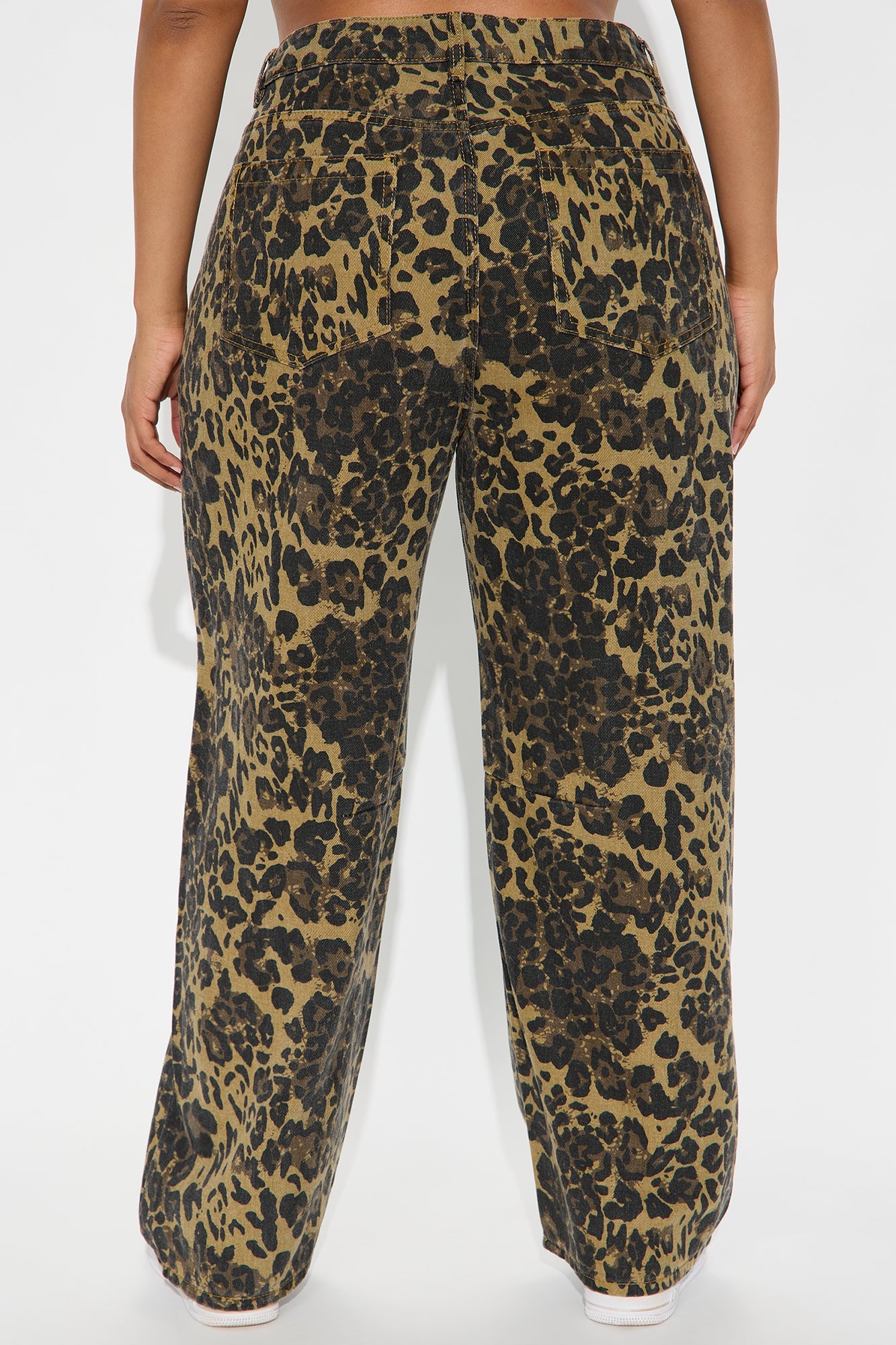 Give You The Best Leopard Barrel Pant - Brown/combo