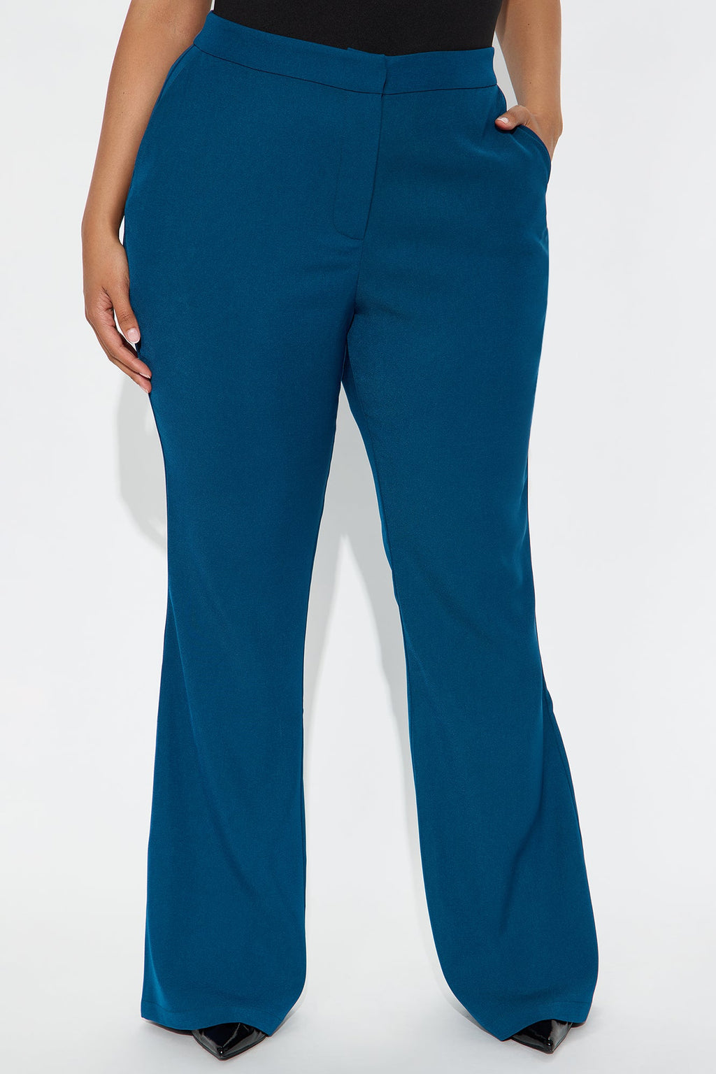 Breaking Even Flare Trouser - Navy