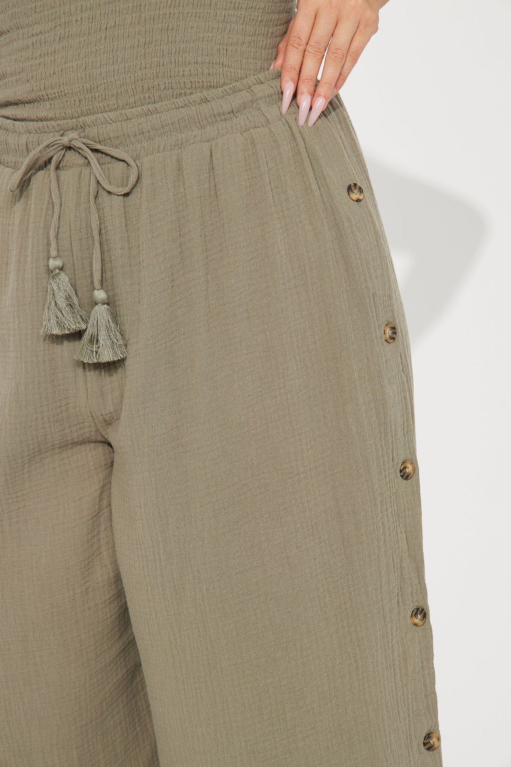 Main Character Pant Set - Olive