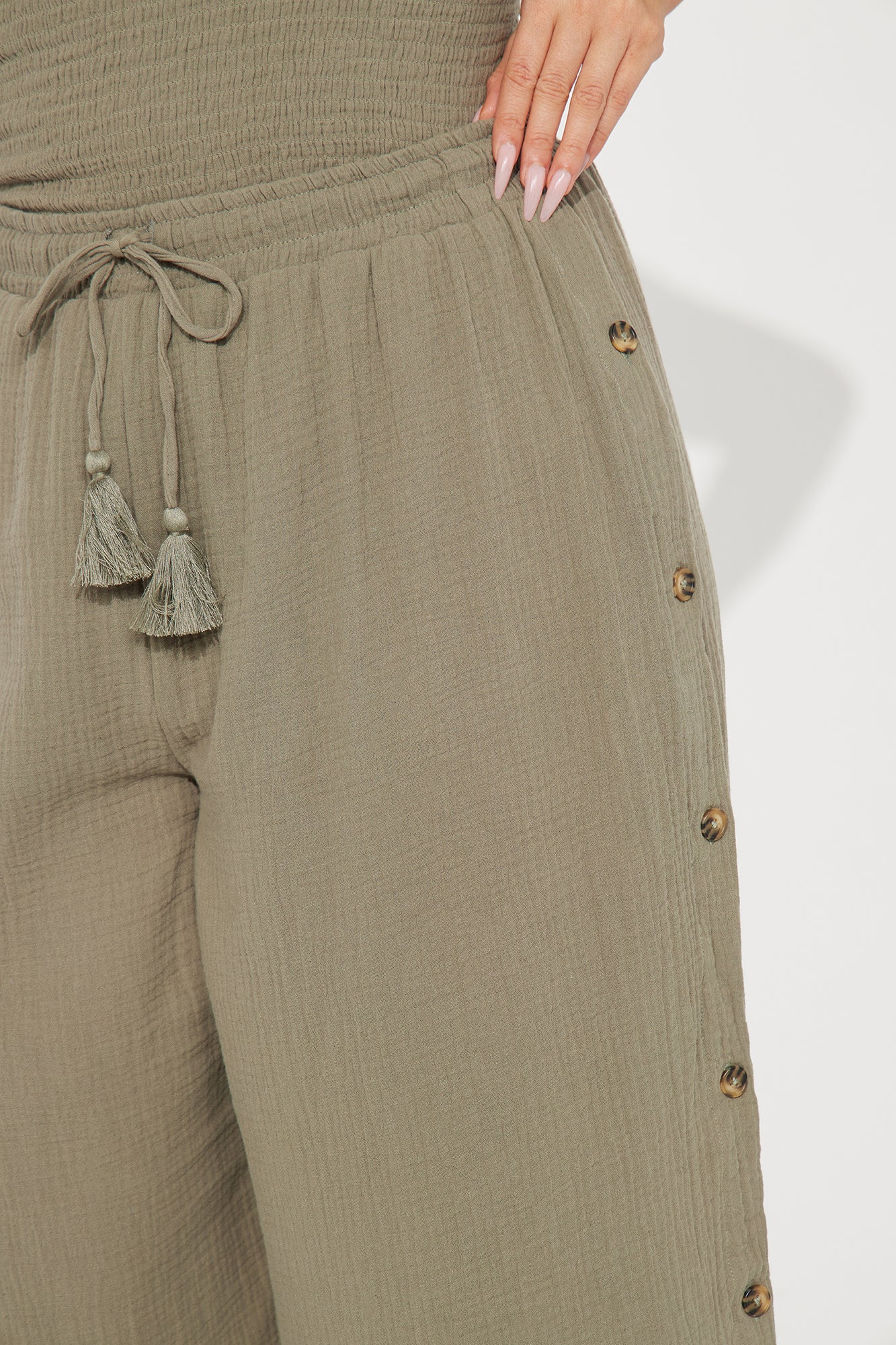 Main Character Pant Set - Olive