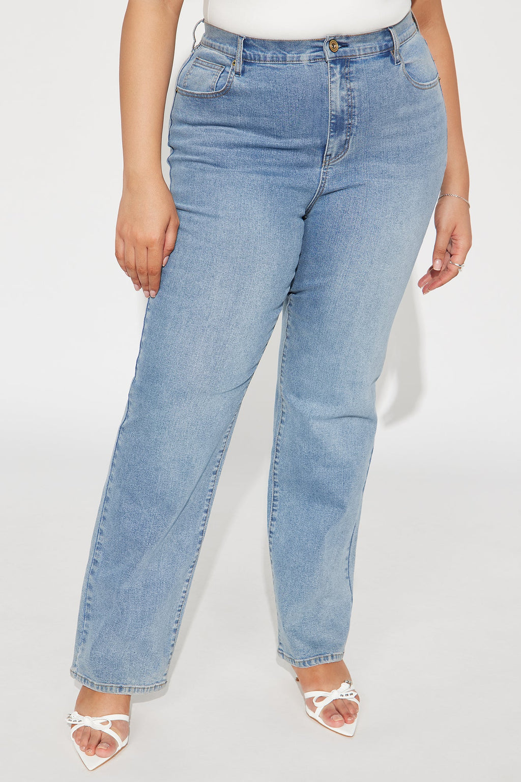 Tall Nova 90s Straight Leg Jeans - Vintage Blue Wash