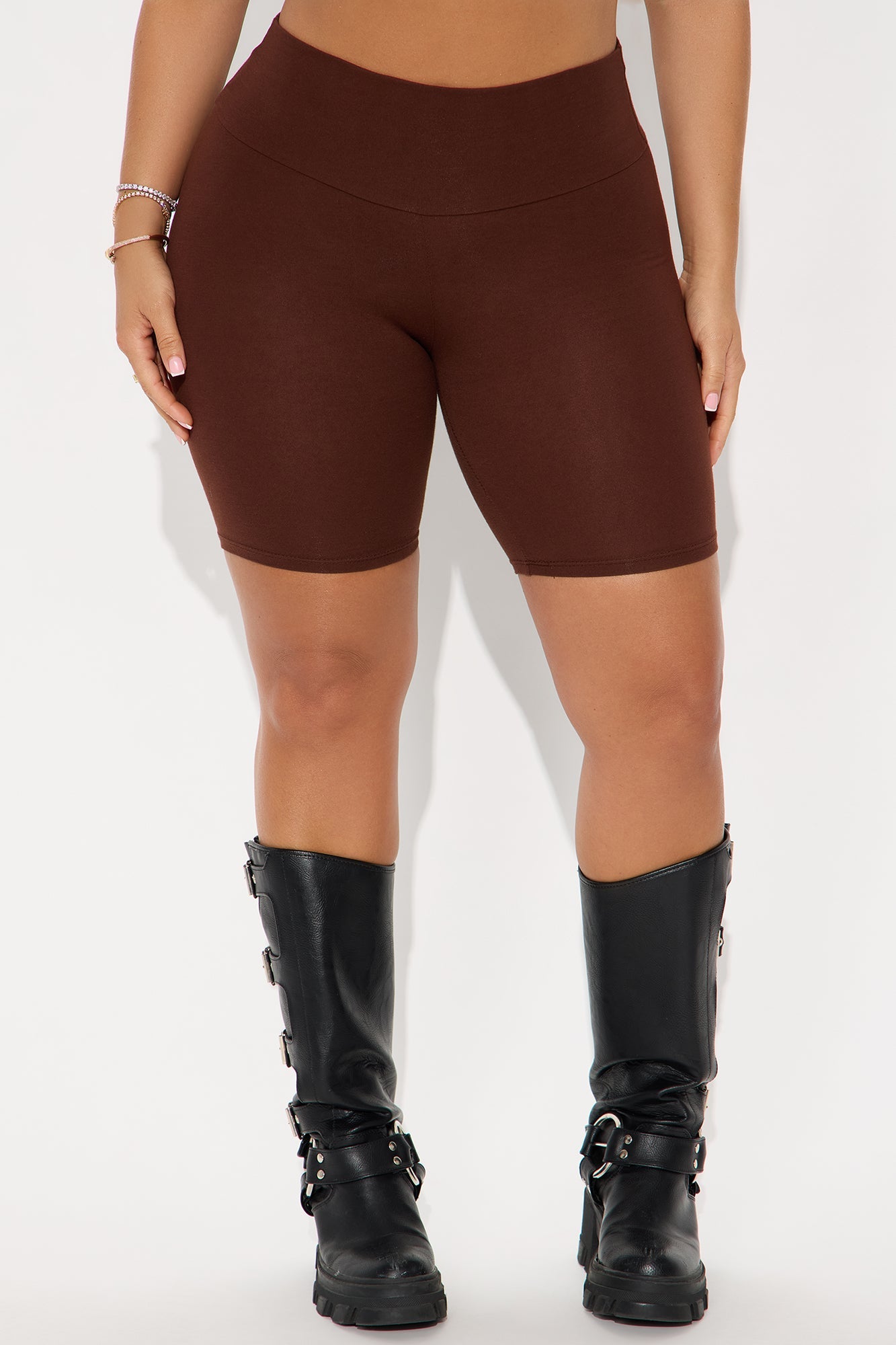 Brooke Biker Shorts - Chocolate