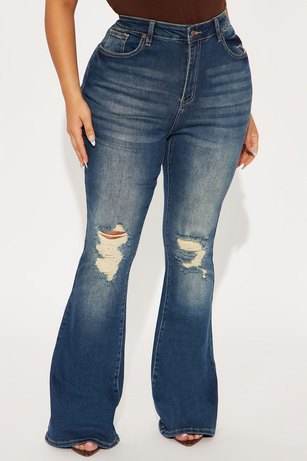 Girl Bye High Rise Flare Jeans - Dark Wash