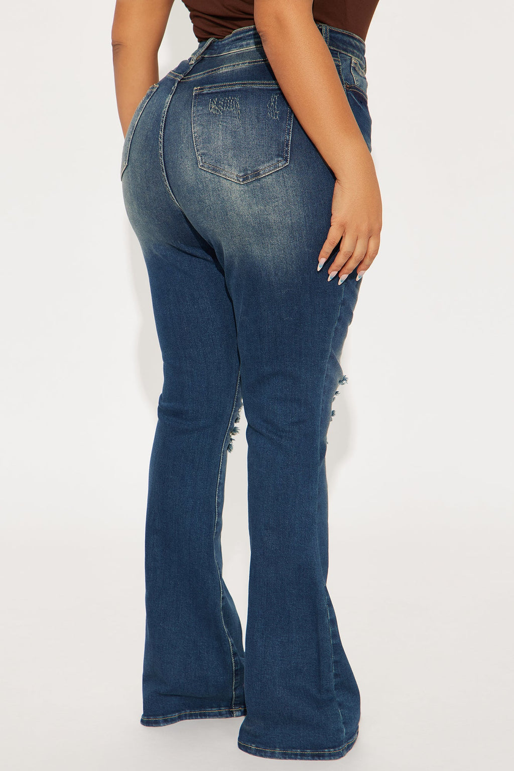 Girl Bye High Rise Flare Jeans - Dark Wash