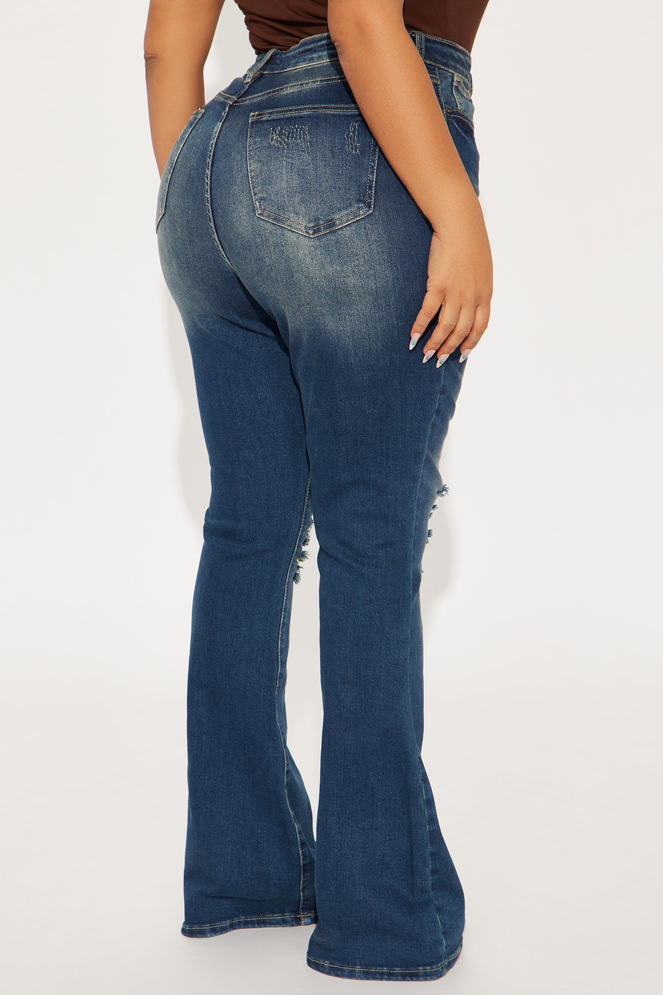Girl Bye High Rise Flare Jeans - Dark Wash