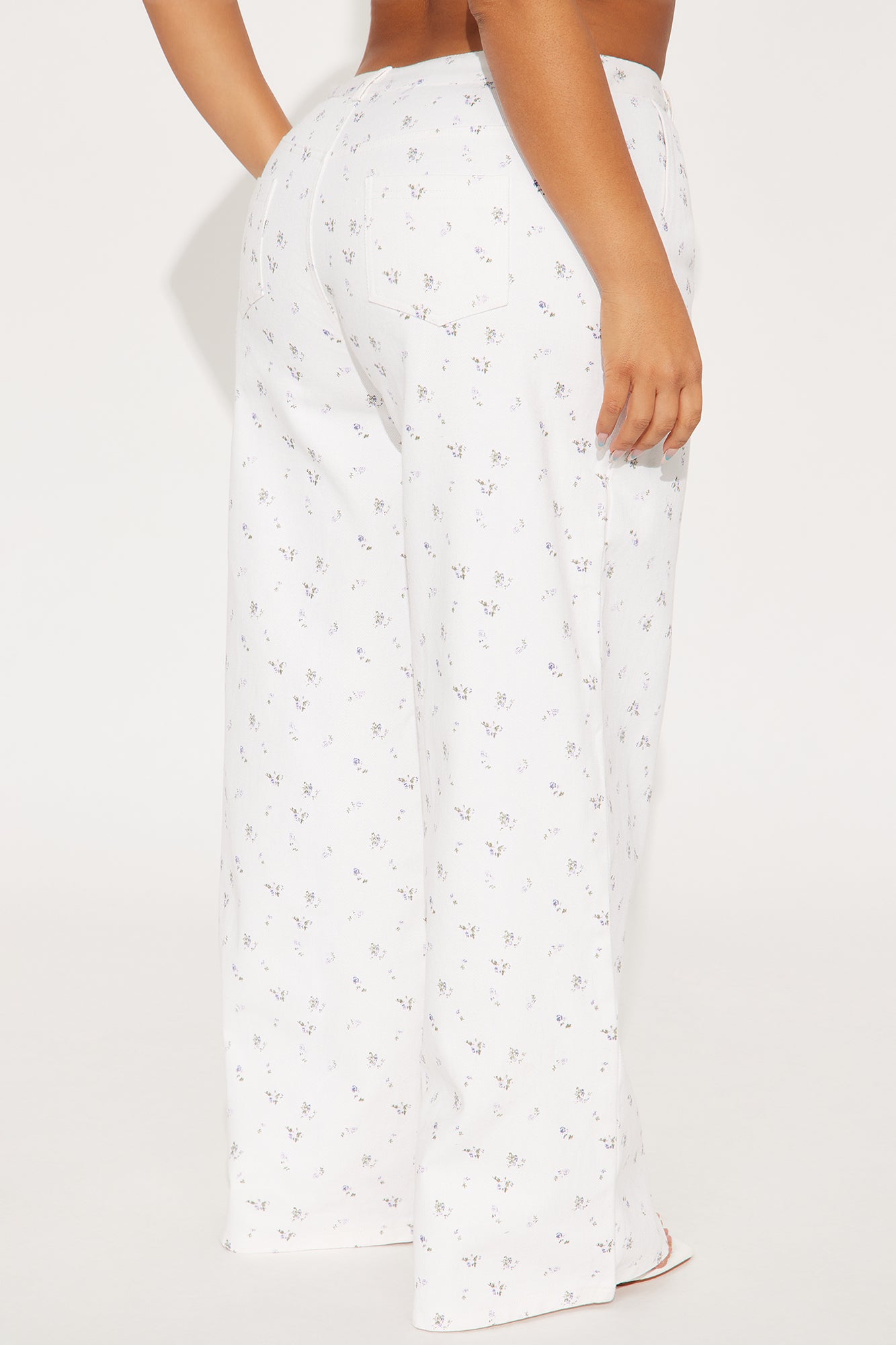 Fever Wide Leg Streetwear Pant - Off White